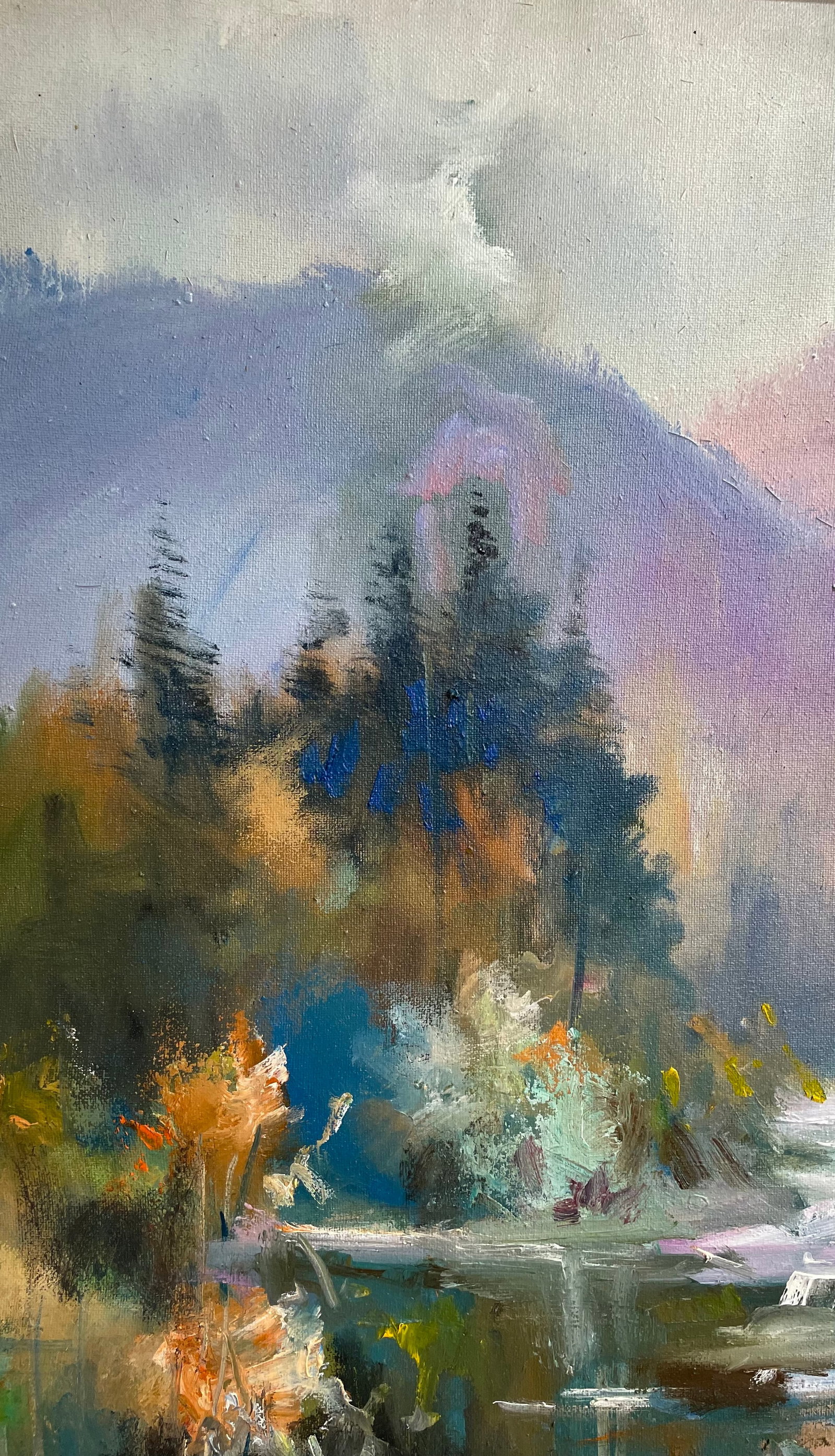 Oil painting Pink evening Ivan Romanyuk - 9