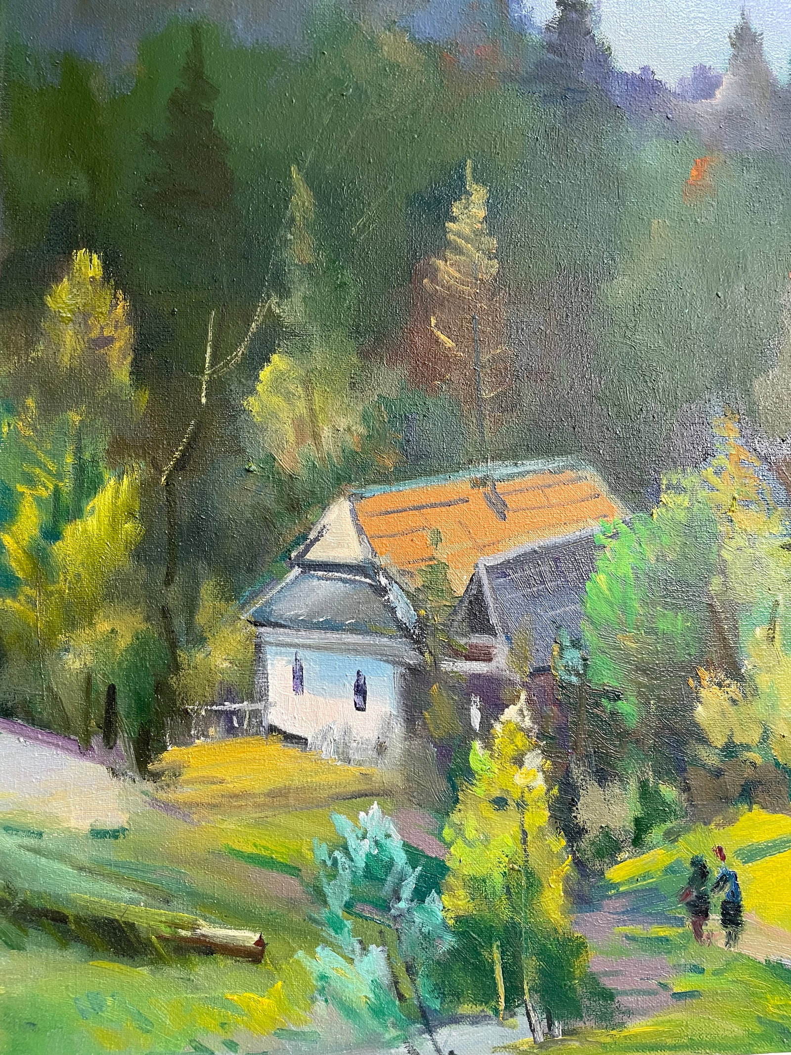 Oil painting Mountain rural Ivan Romanyuk - 6