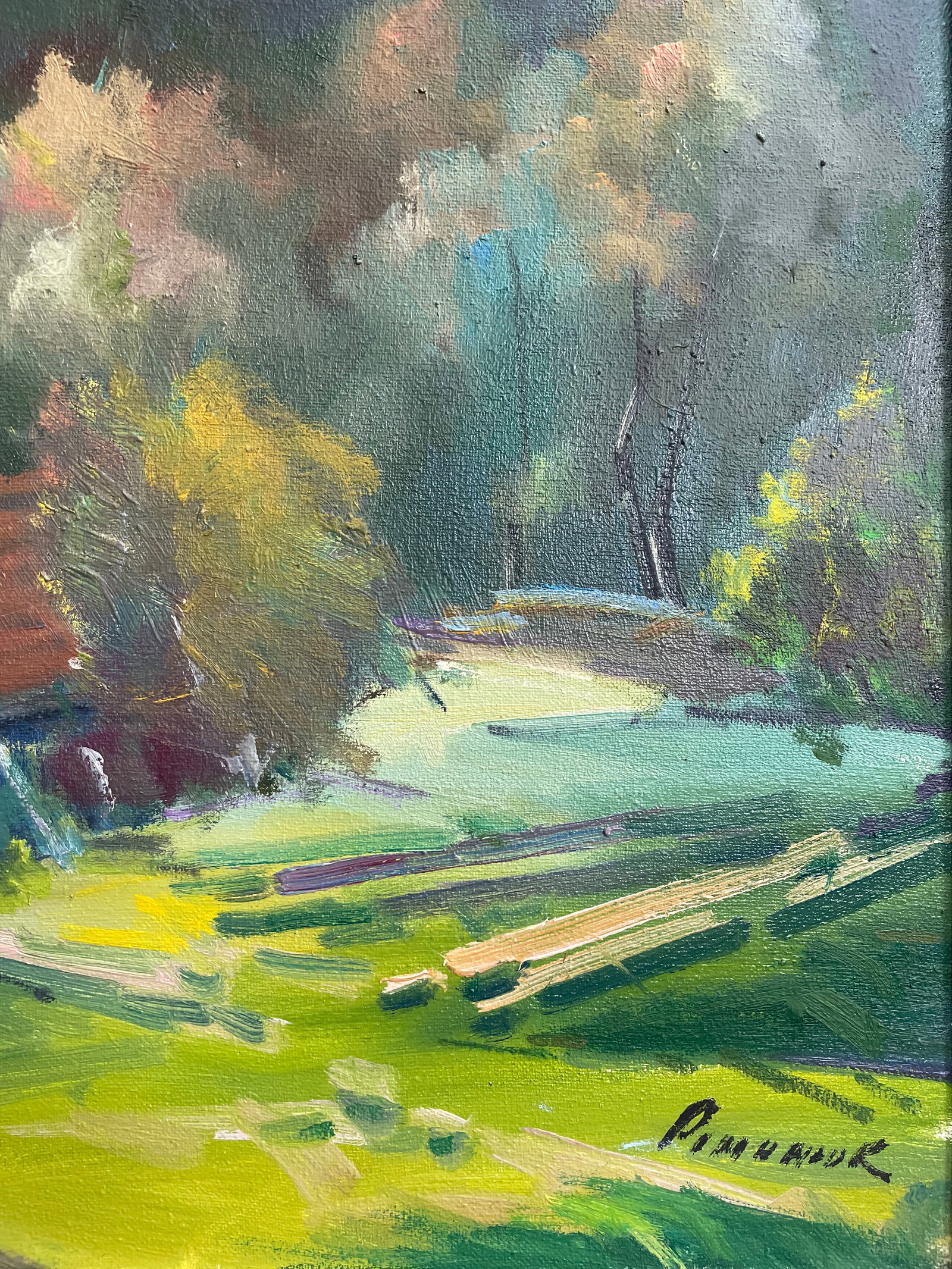 Oil painting Mountain rural Ivan Romanyuk - 8