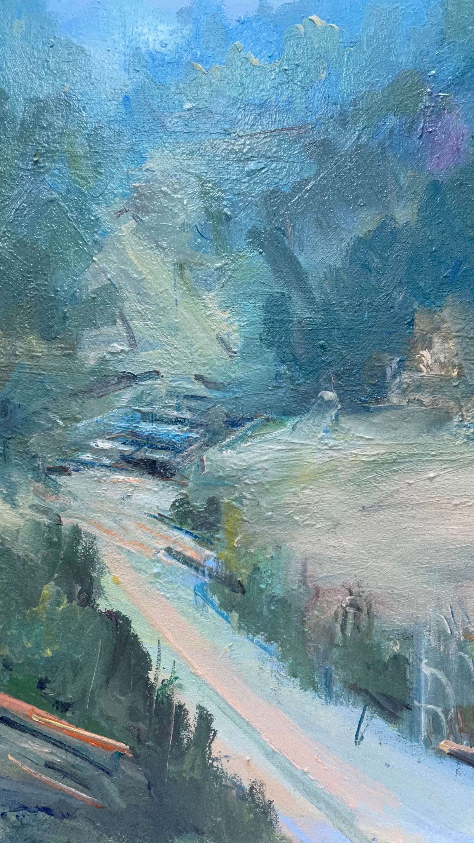 Oil painting Mountain path Ivan Romanyuk - 5