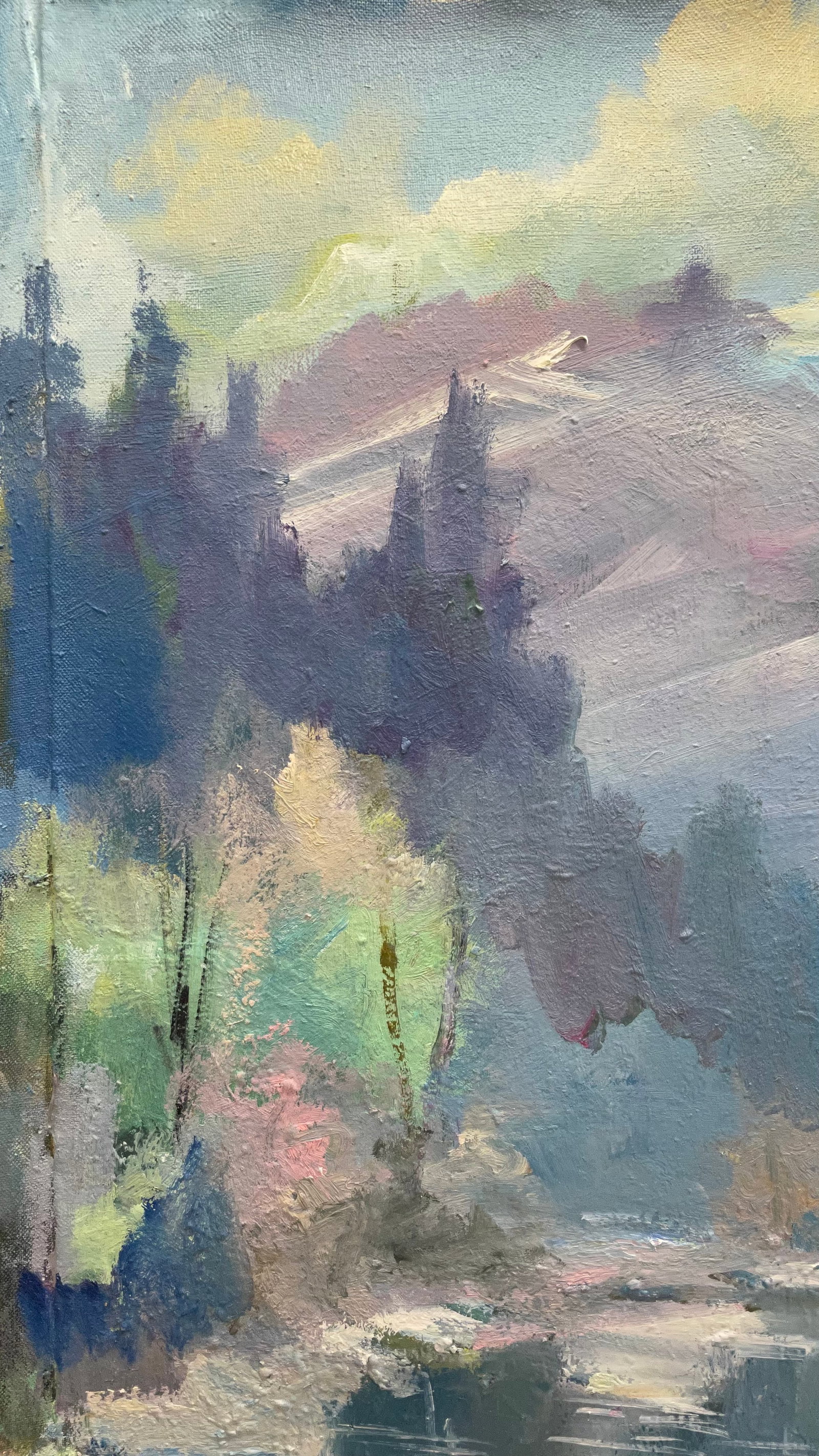 Oil painting Mountain's fog Ivan Romanyuk - 2