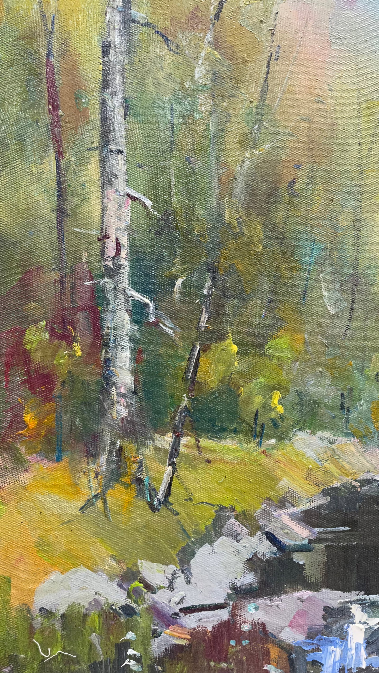 Oil painting Autumn in the forest Ivan Romanyuk - 5