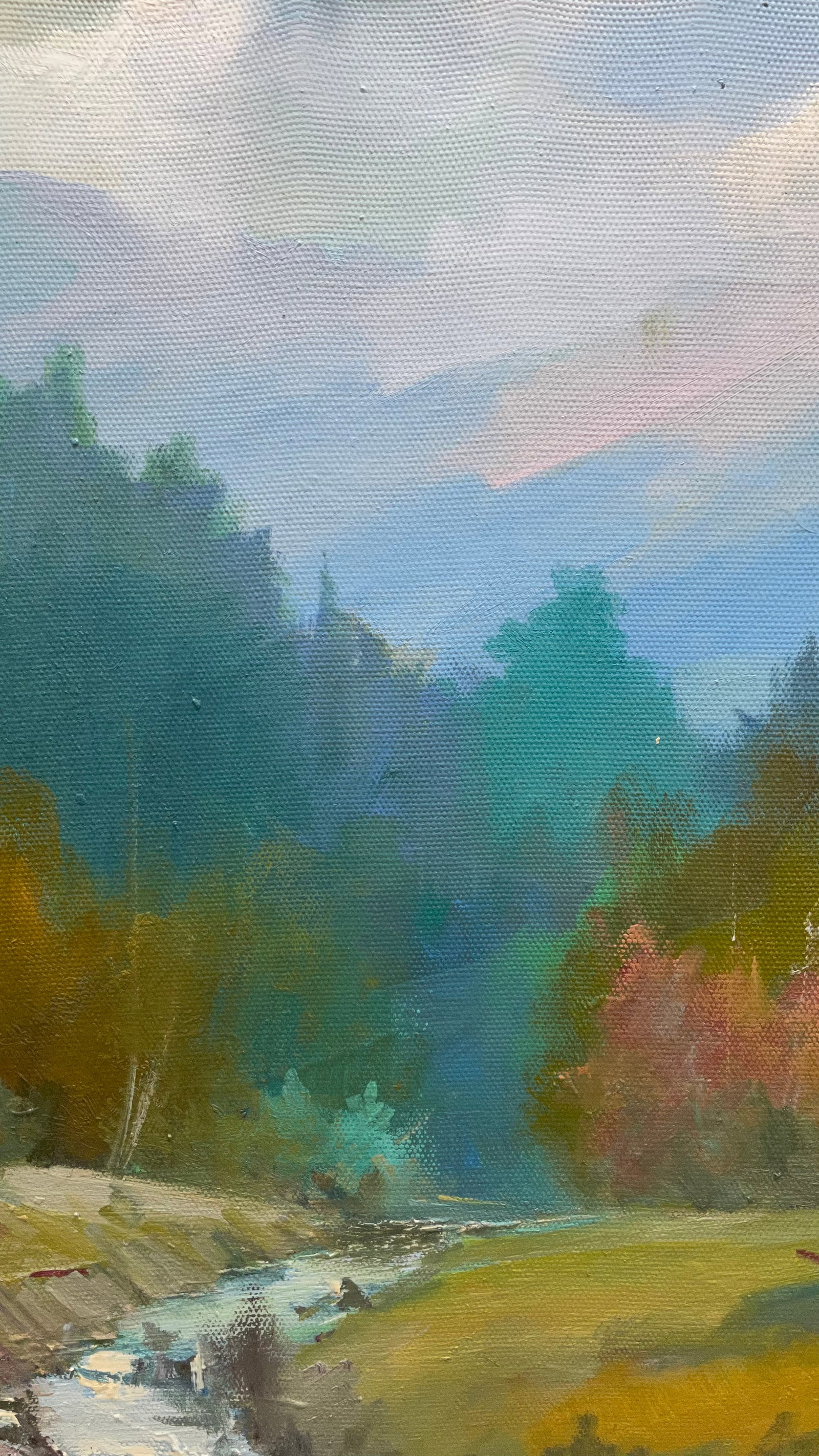 Oil painting Silent hills Ivan Romanyuk - 3