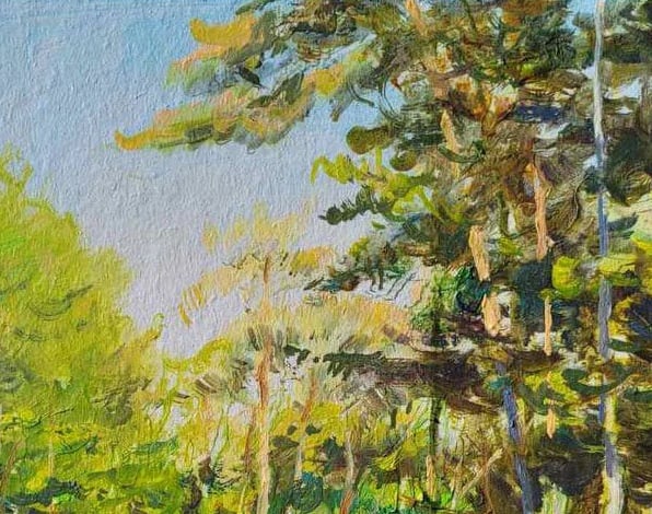Oil painting In the forest Oleksandr Oleksandrovich Nazarenko - 2