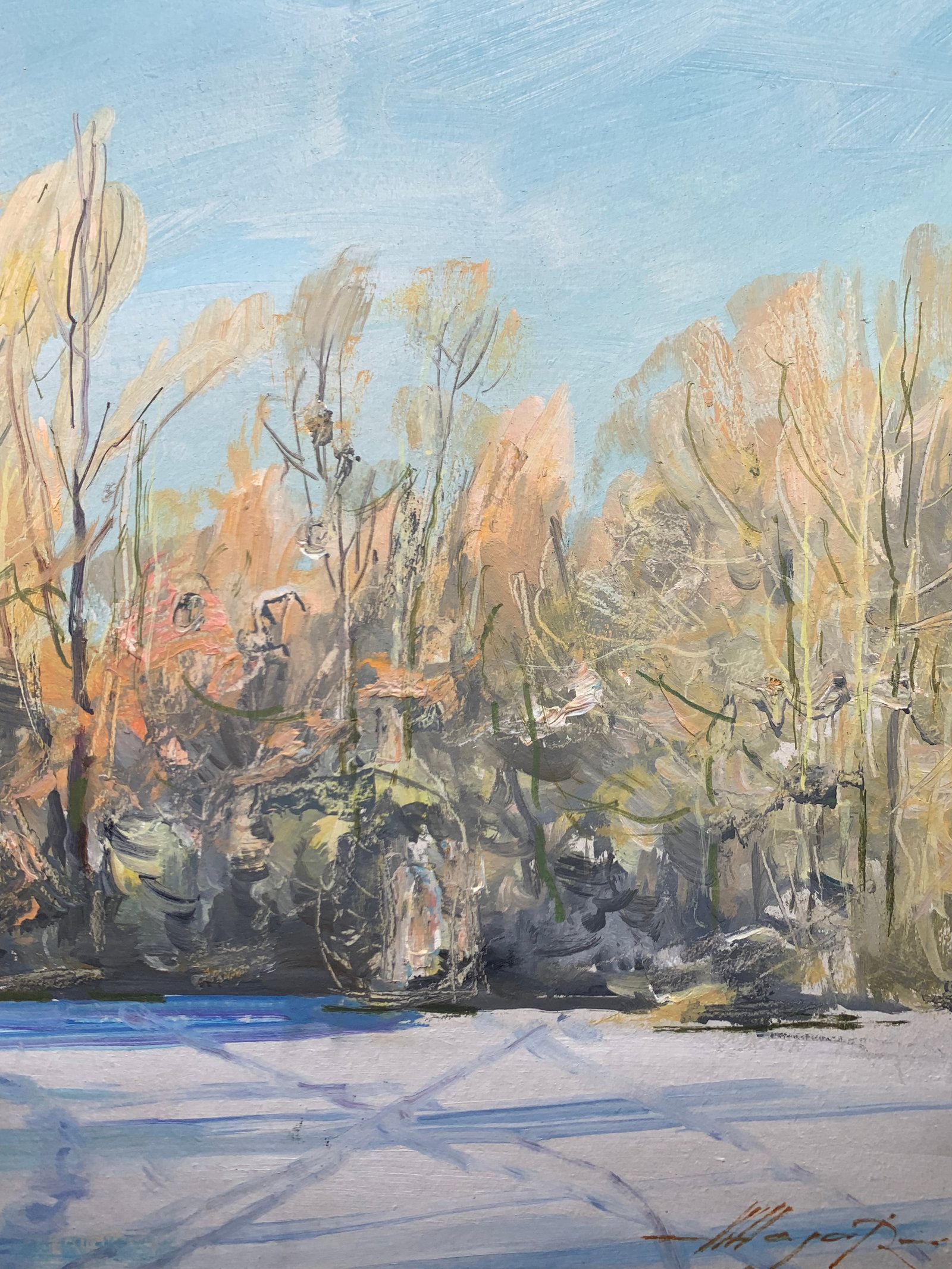 Oil painting Frosty Oleksandr Oleksandrovich Nazarenko - 9