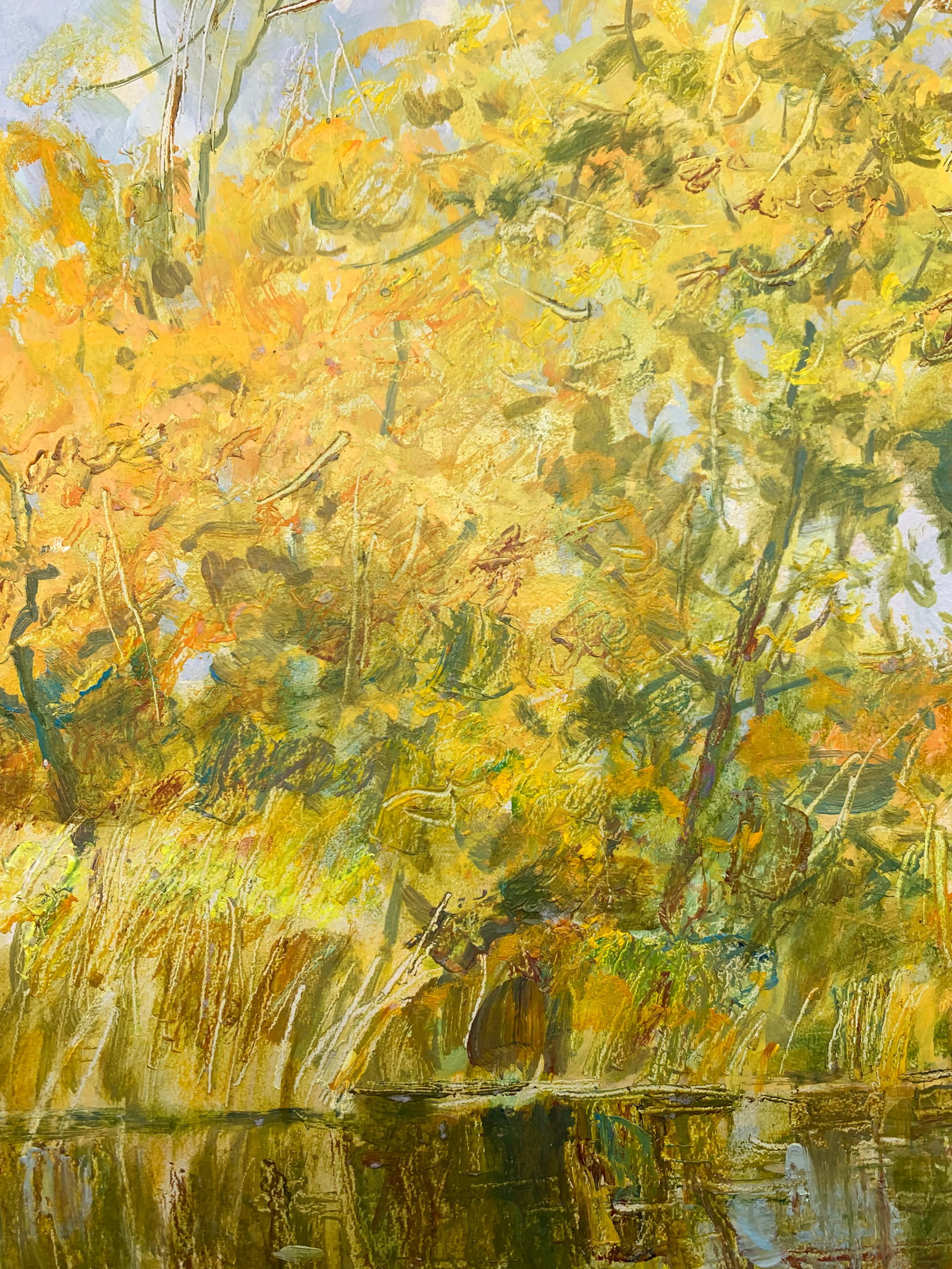 Oil painting Autumn sun Oleksandr Oleksandrovich Nazarenko - 5