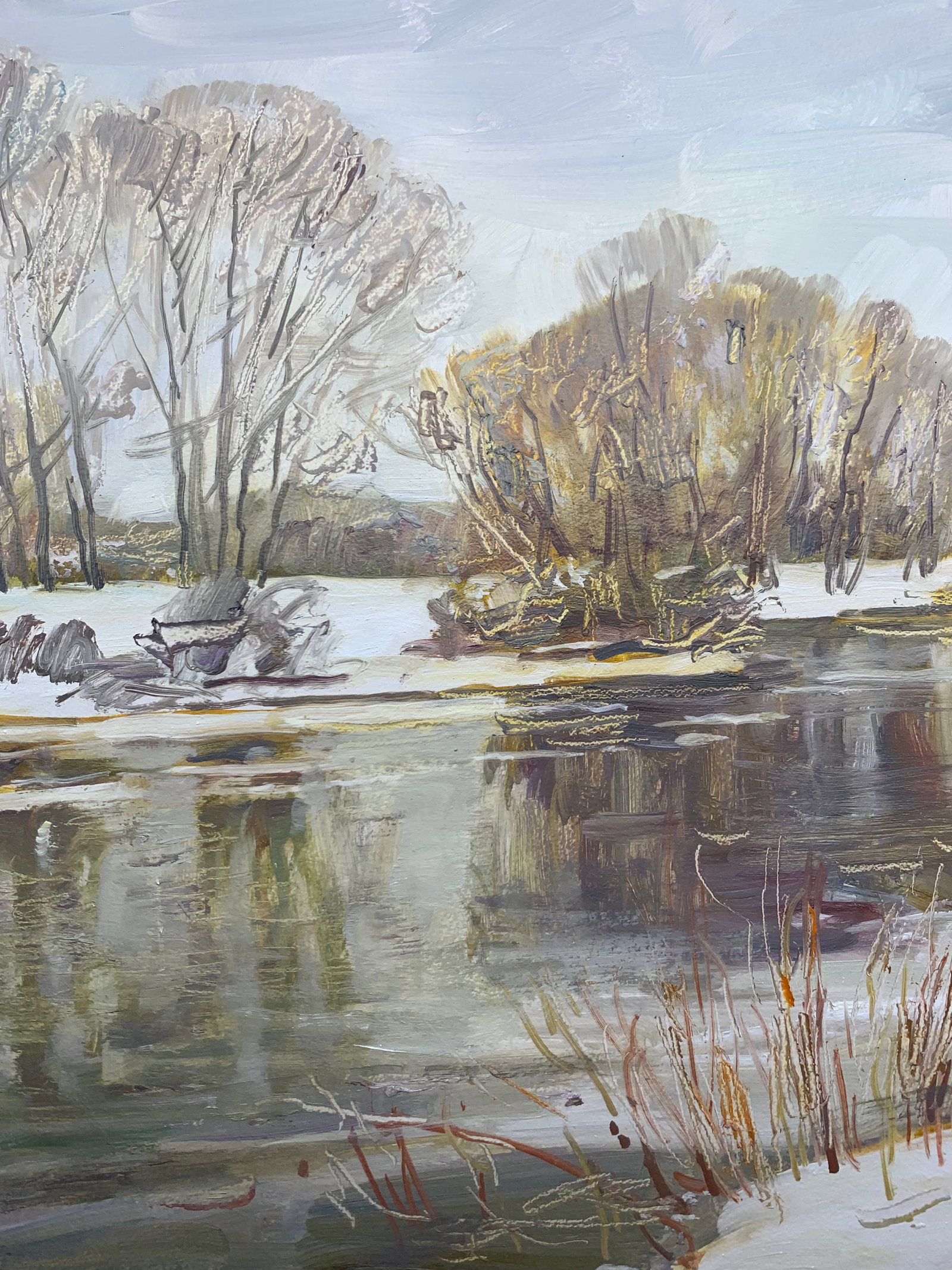 Oil painting January Oleksandr Oleksandrovich Nazarenko - 4