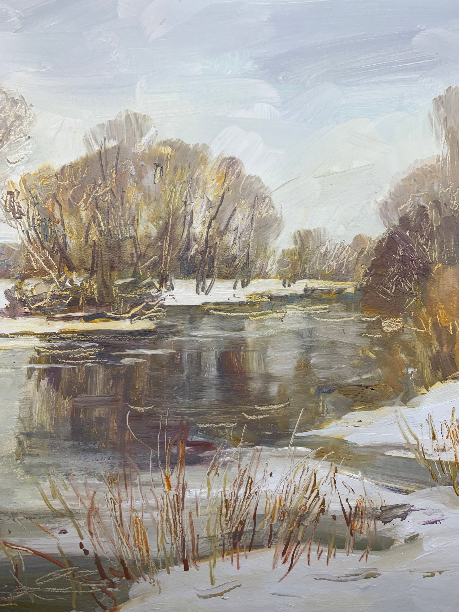 Oil painting January Oleksandr Oleksandrovich Nazarenko - 6