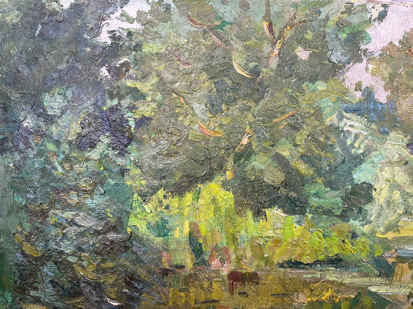 Oil painting Quiet backwater Kogan-Shatz - 4