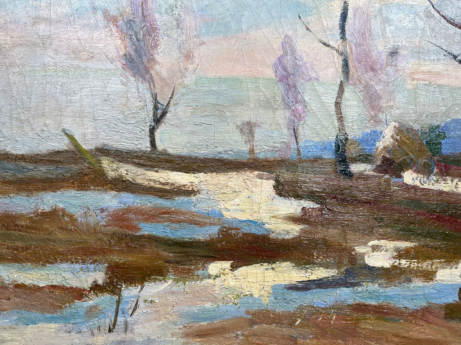 Oil painting Cold March Kogan-Shatz - 6