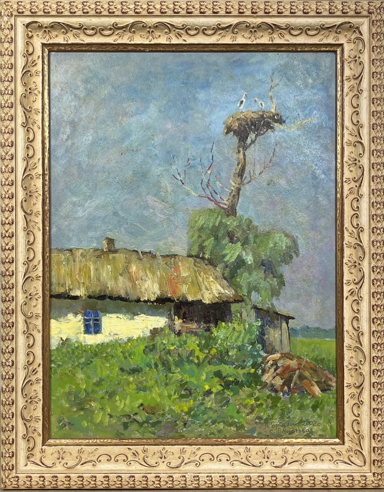 Oil painting An old house Bredyuk P. - 4