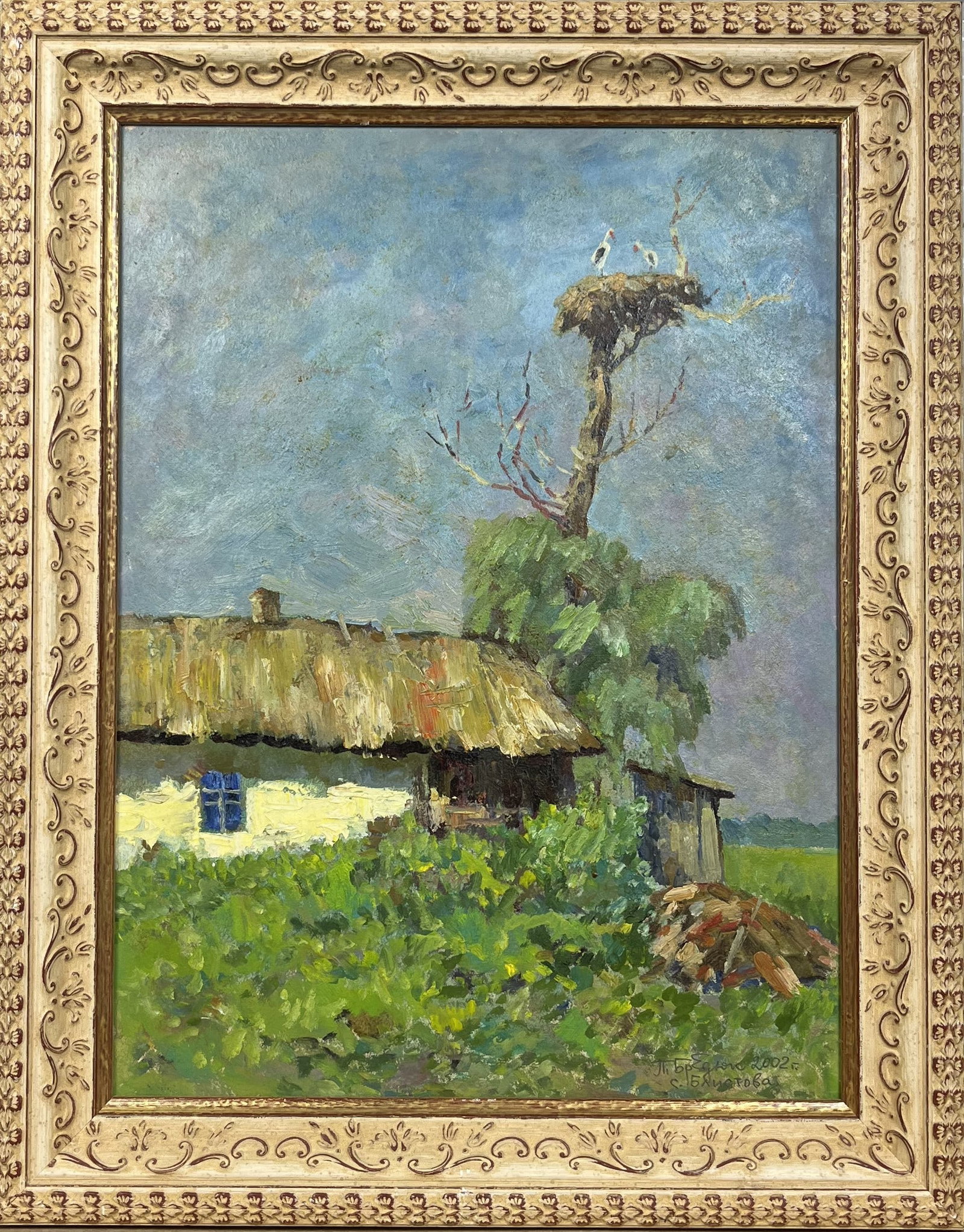 Oil painting An old house Bredyuk P. - 5