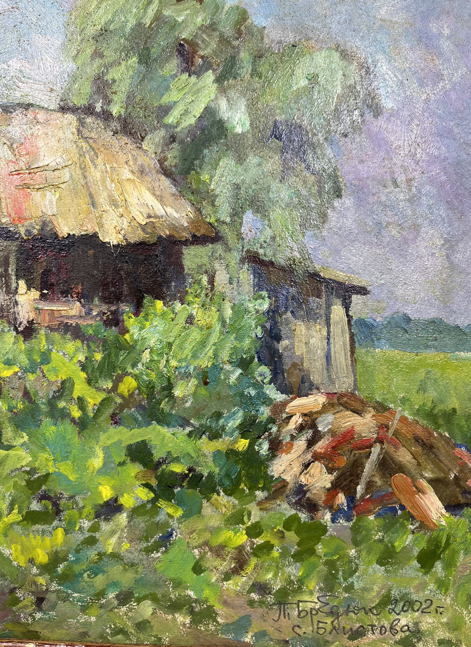 Oil painting An old house Bredyuk P. - 9