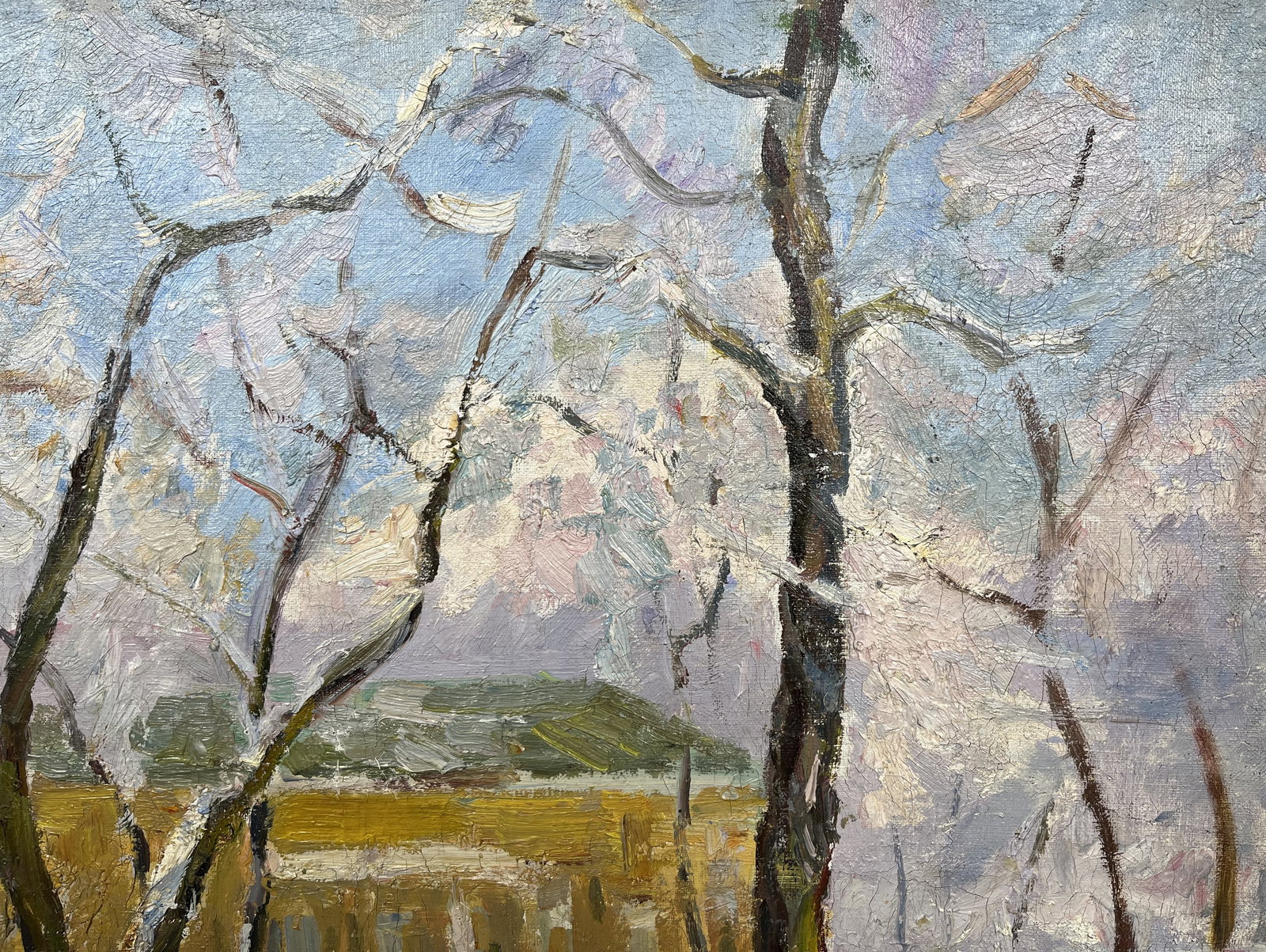 Oil painting Winter motive Strelov A. - 5