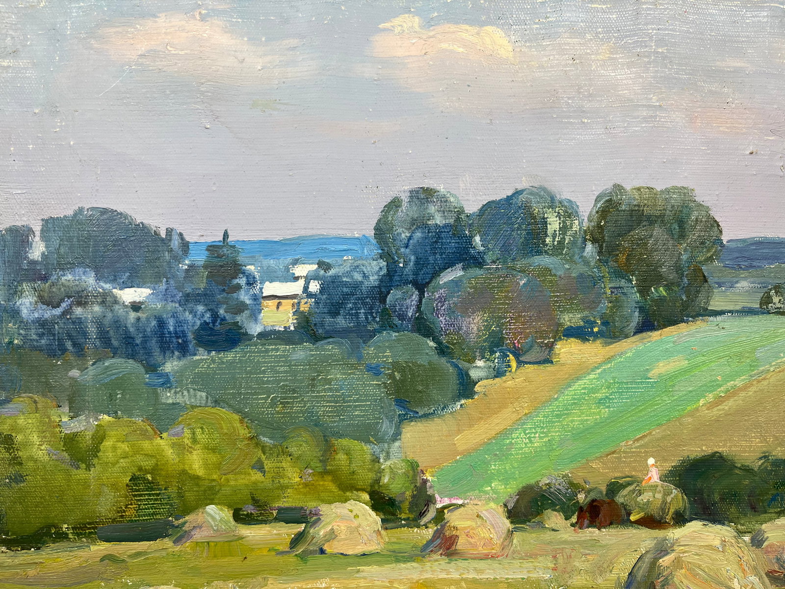 Oil painting Cut hay Strelov A. - 3