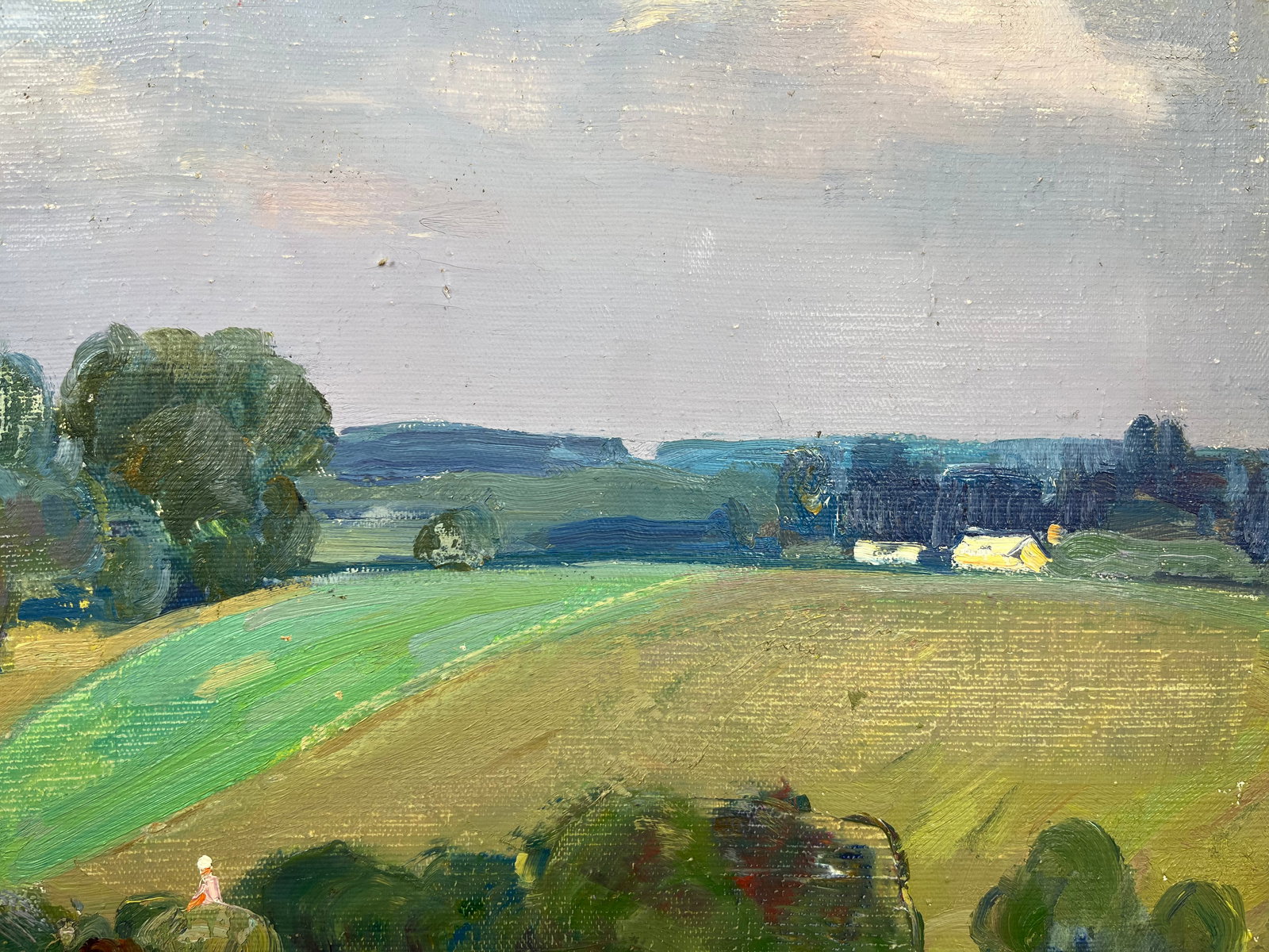 Oil painting Cut hay Strelov A. - 4