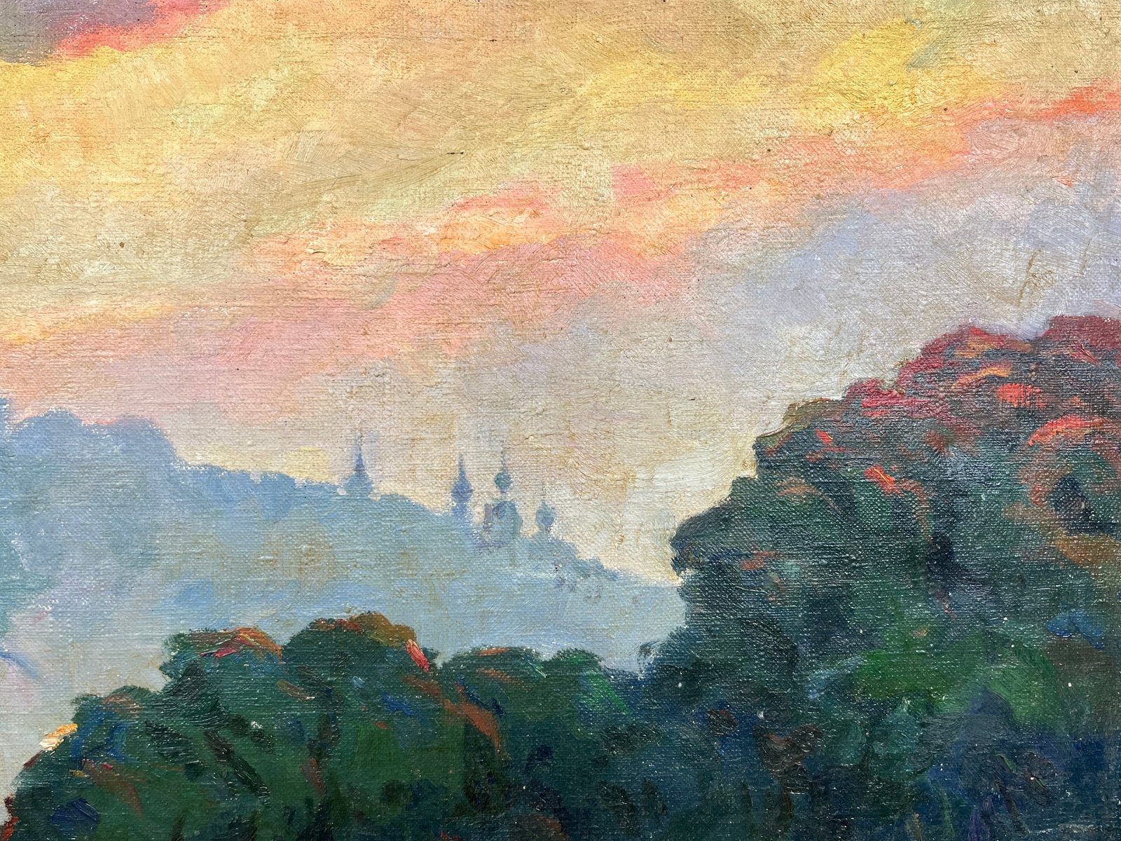 Oil painting On the Dnieper - 5