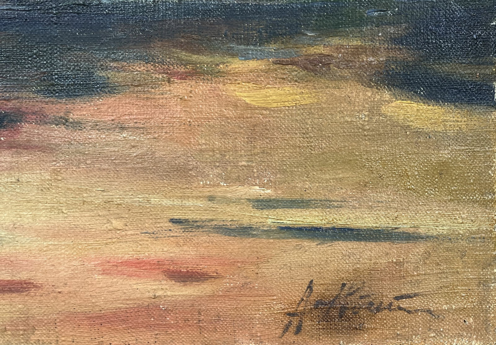 Oil painting On the Dnieper - 8