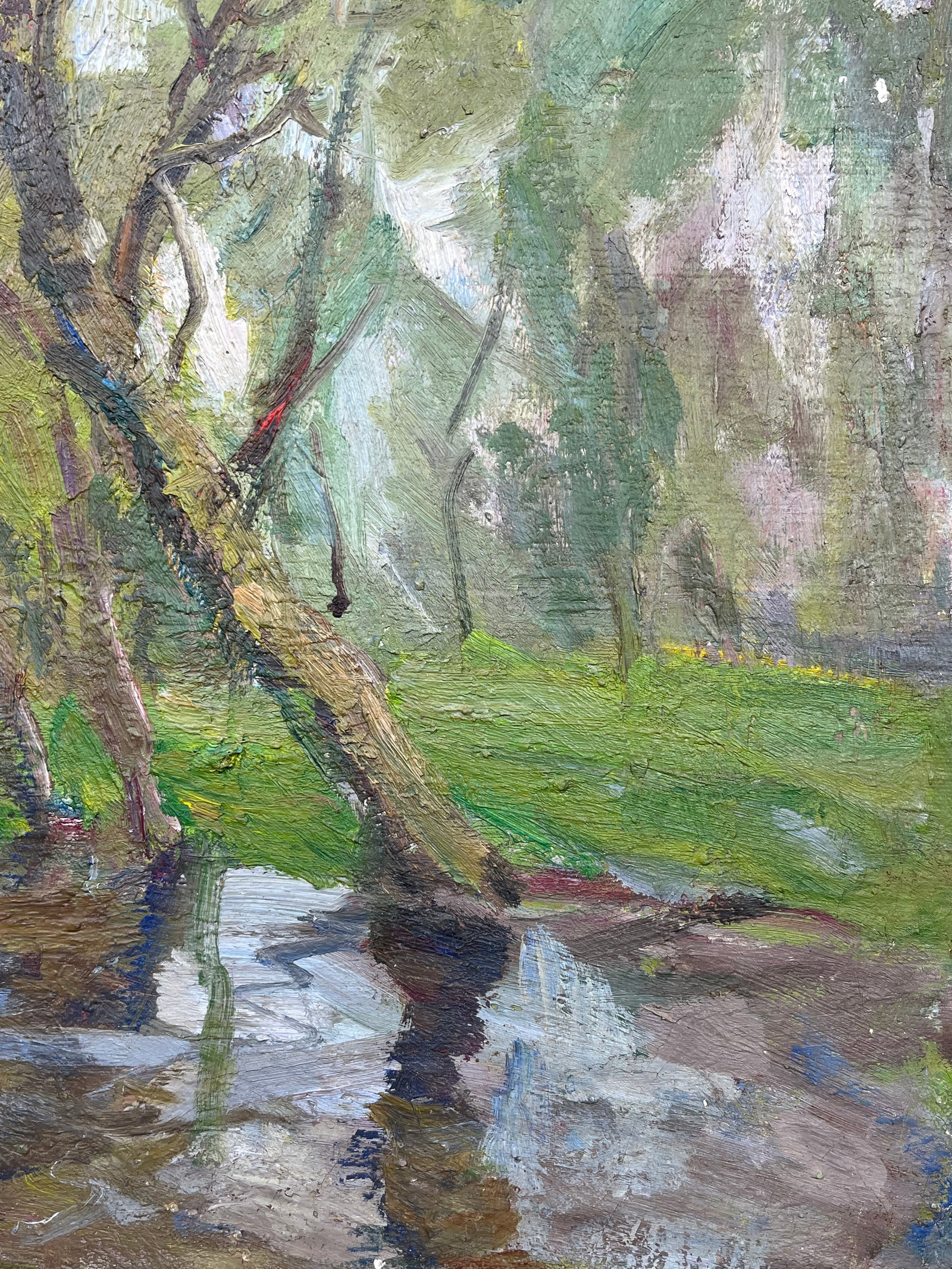 Oil painting Willows over the river Kogan-Shatz - 8