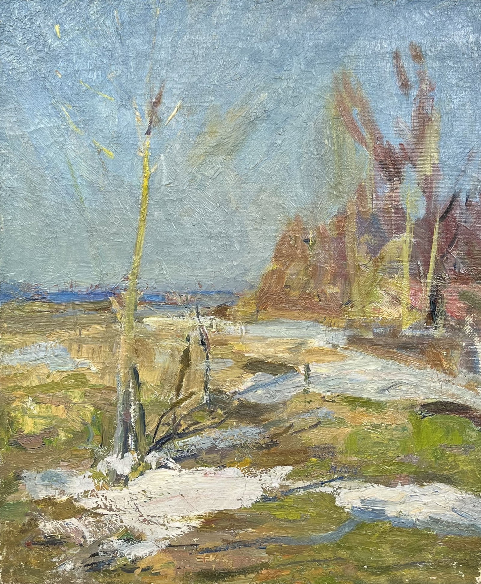 Oil painting Spring sketch Kogan-Shatz: Title: Oil painting Spring sketch Kogan-Shatz Description: 146??Duk Painter: Kogan-Shatz S?ze: 60x49,5 cm/23,62x19,49 inches Components: oil, canvas Original painting from our collection ERA: Short in