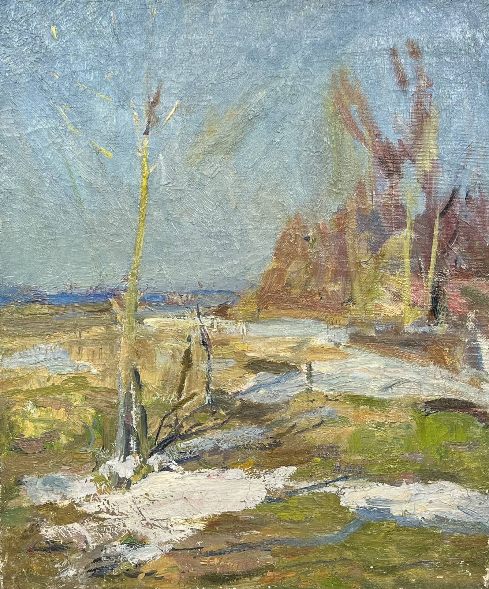 Oil painting Spring sketch Kogan-Shatz - 3