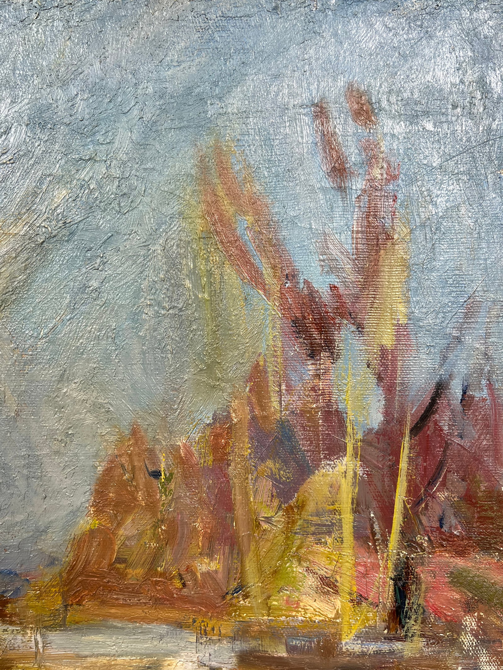 Oil painting Spring sketch Kogan-Shatz - 5