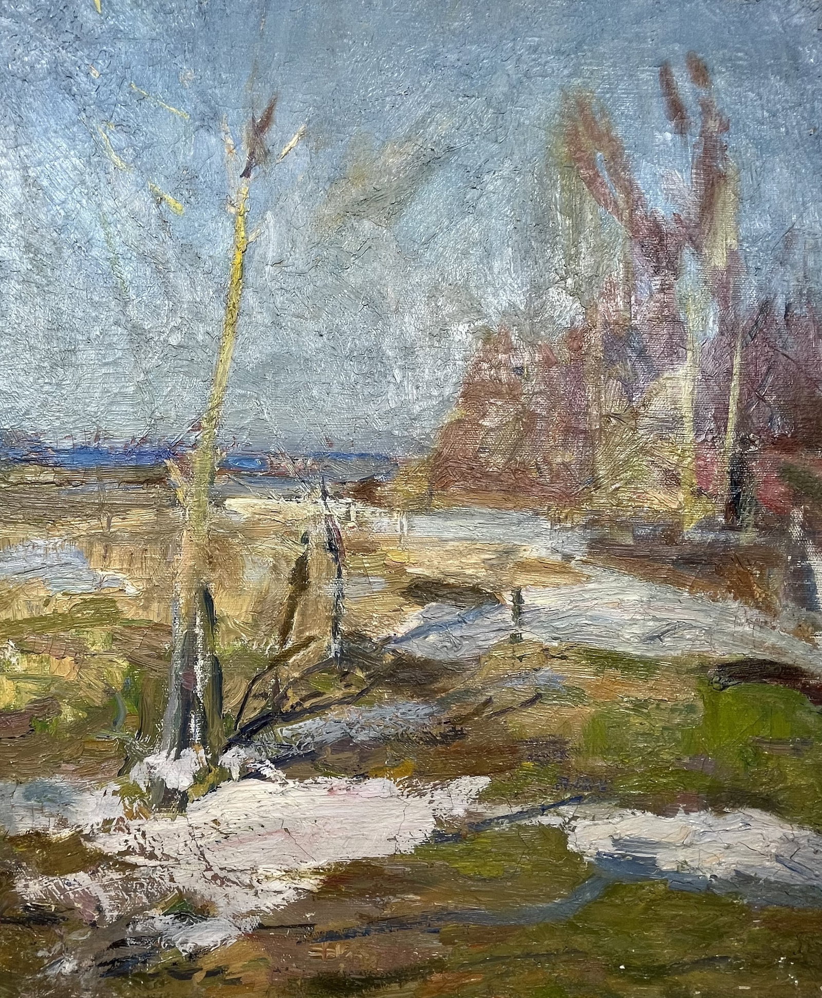 Oil painting Spring sketch Kogan-Shatz - 6