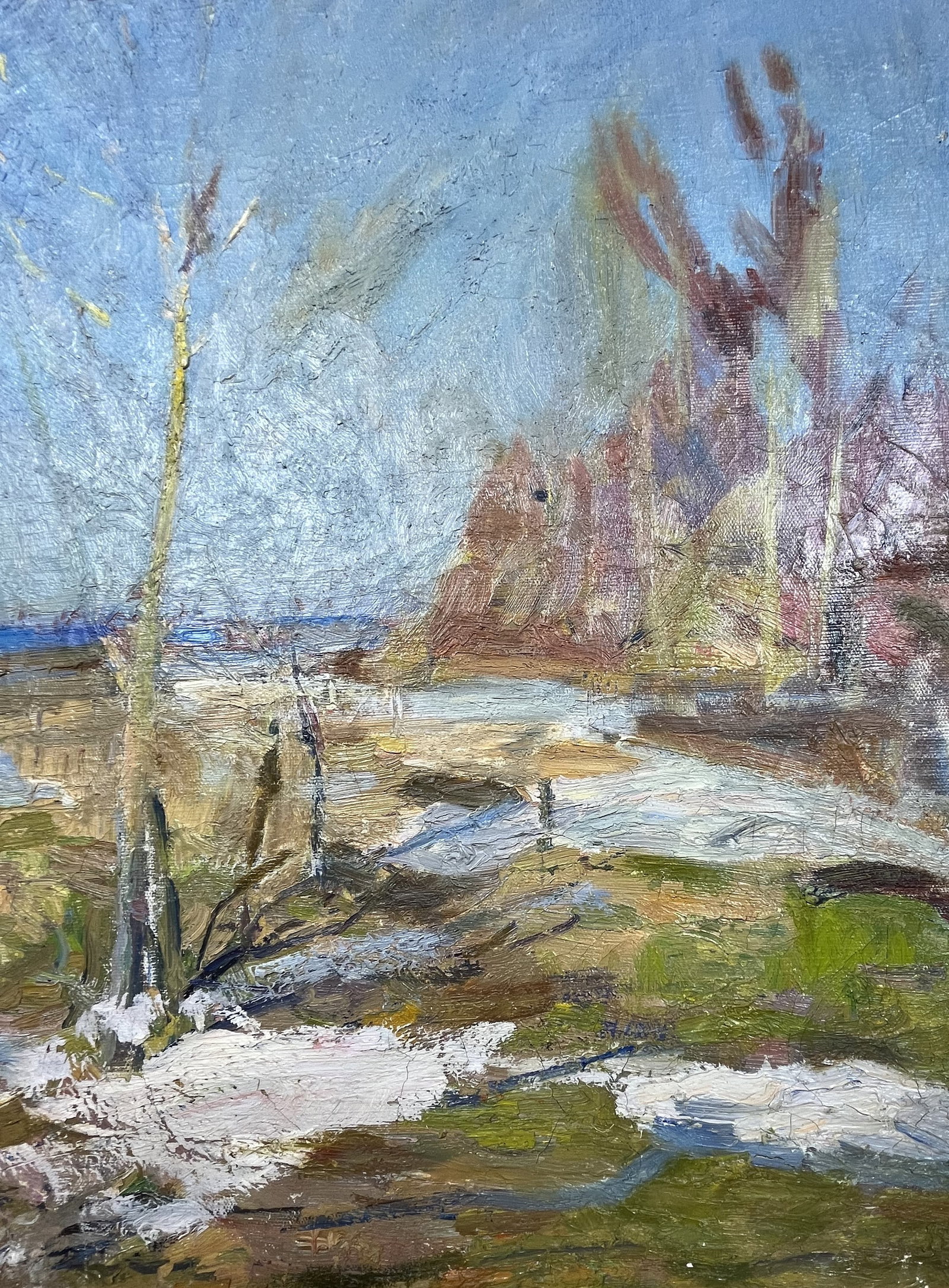 Oil painting Spring sketch Kogan-Shatz - 7