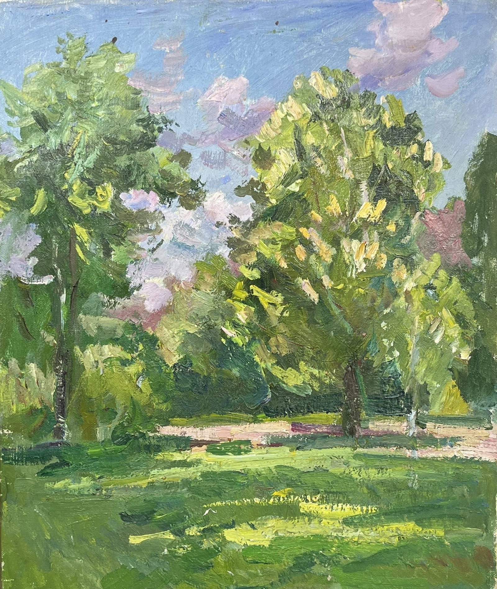 Oil painting Forest Glade Kogan-Shatz: Title: Oil painting Forest Glade Kogan-Shatz Description: 147??Duk Painter: Kogan-Shatz S?ze: 50x60 cm/19,68x23,62 inches Components: oil, canvas Original painting from our collection ERA: Short infor