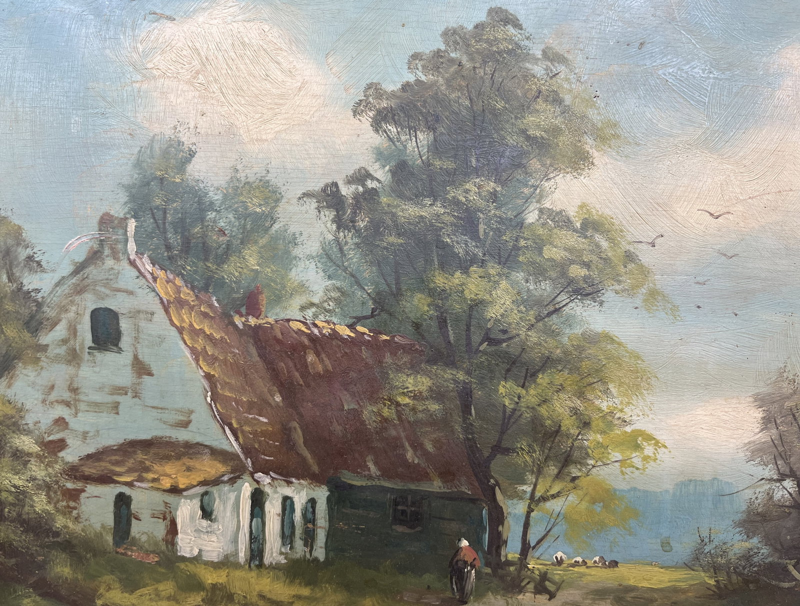 Oil painting Country yard Kronov - 4