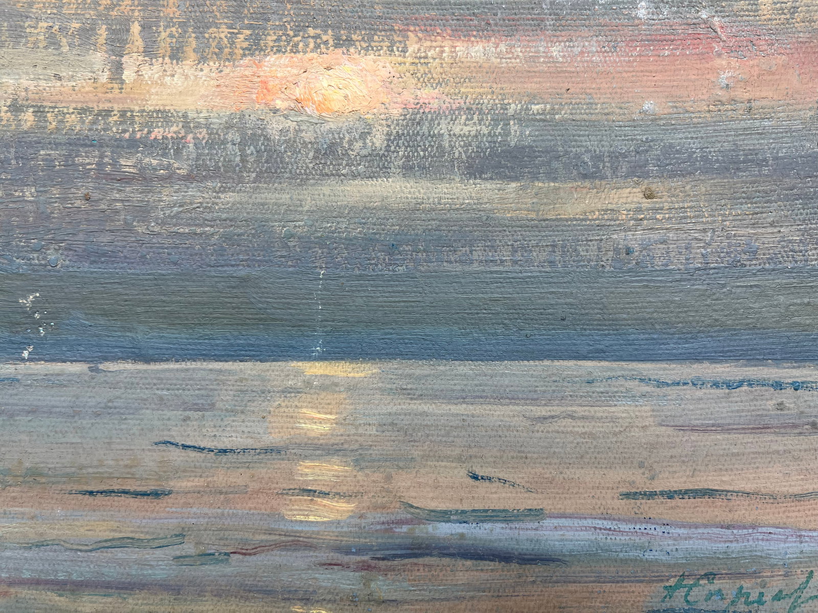 Oil painting Dawn Strelov A - 6