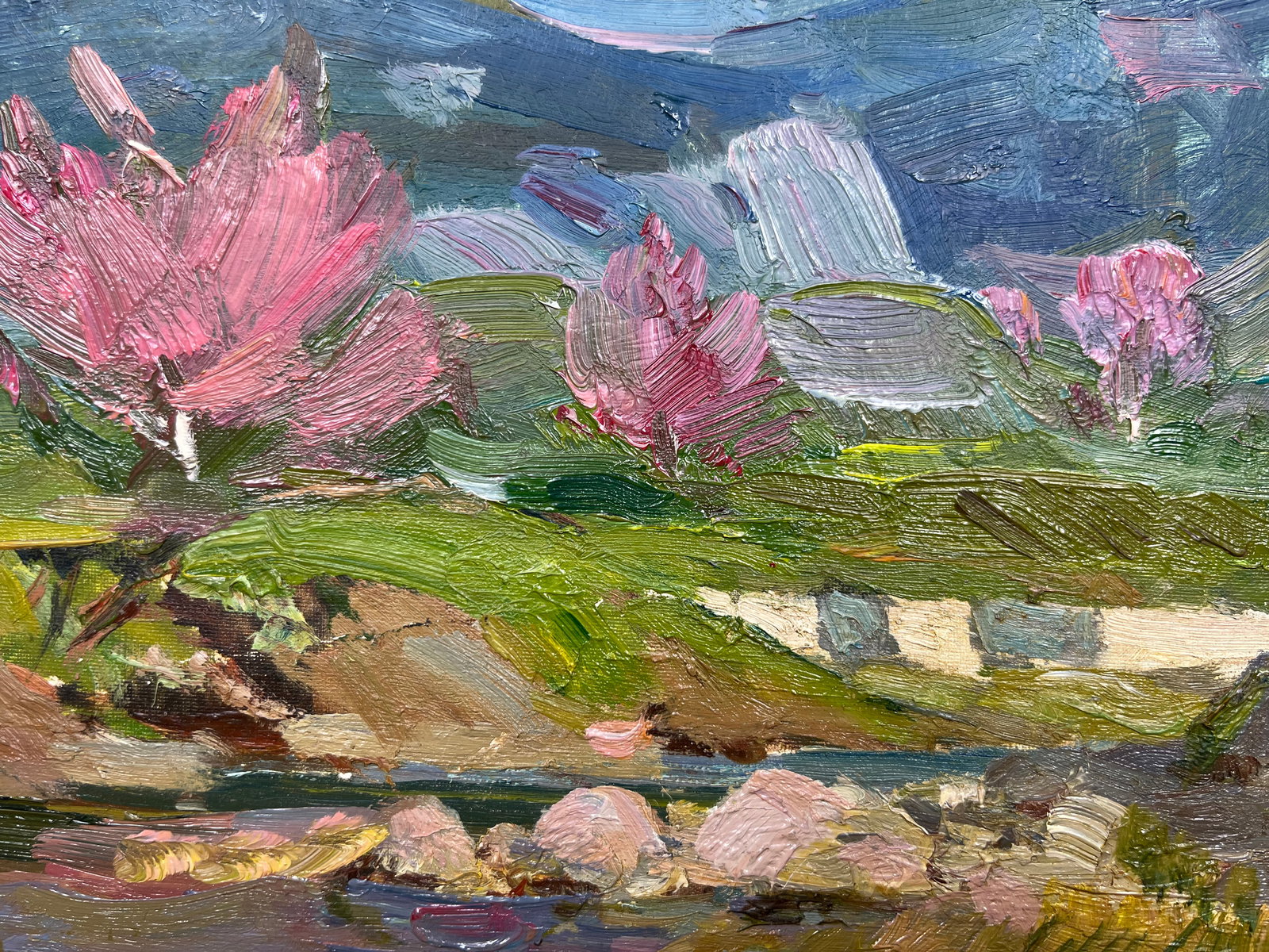 Oil painting Mountain valley Strelov A. - 9