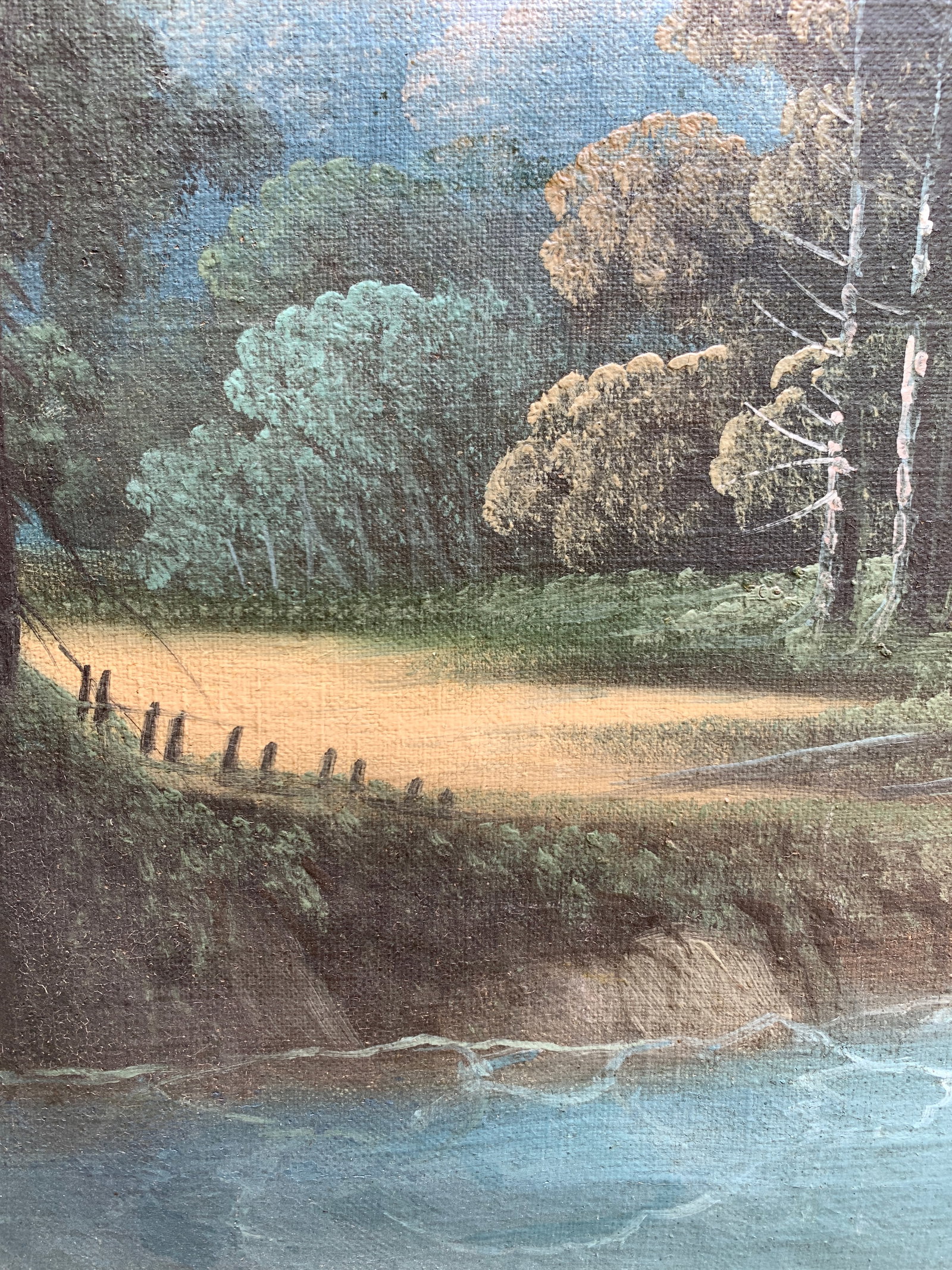 Oil painting A quiet dawn Prokuda - 6