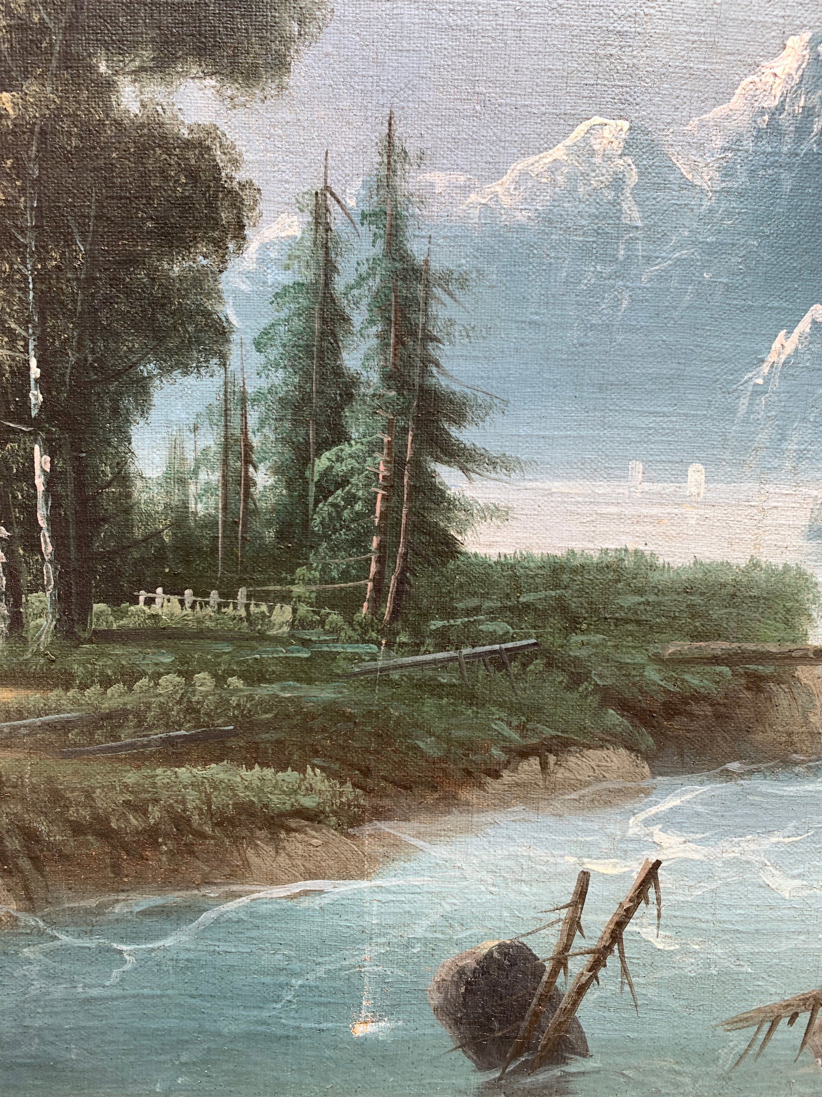 Oil painting A quiet dawn Prokuda - 8