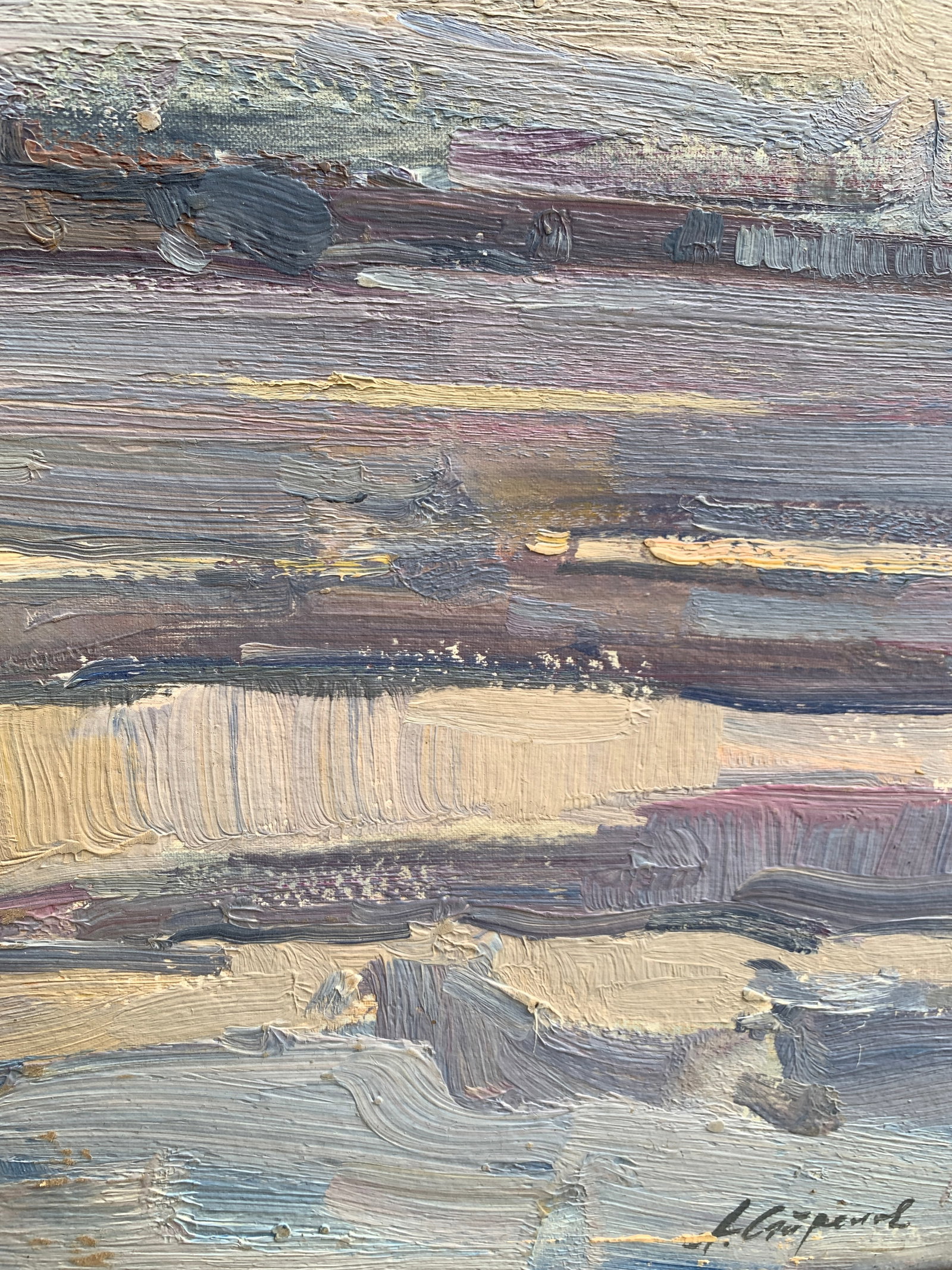 Oil painting sea foam Strelov A. - 10
