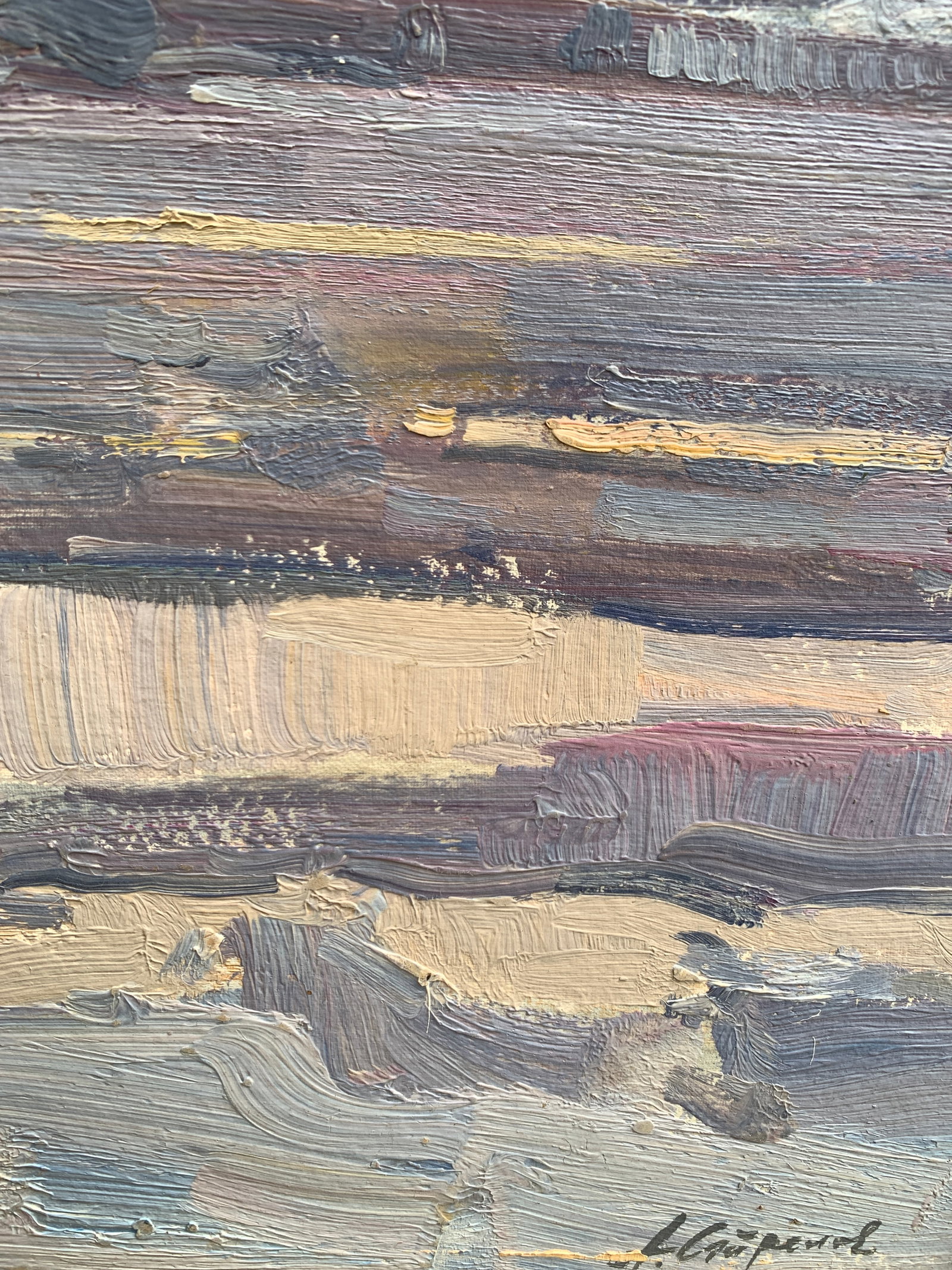 Oil painting sea foam Strelov A. - 11