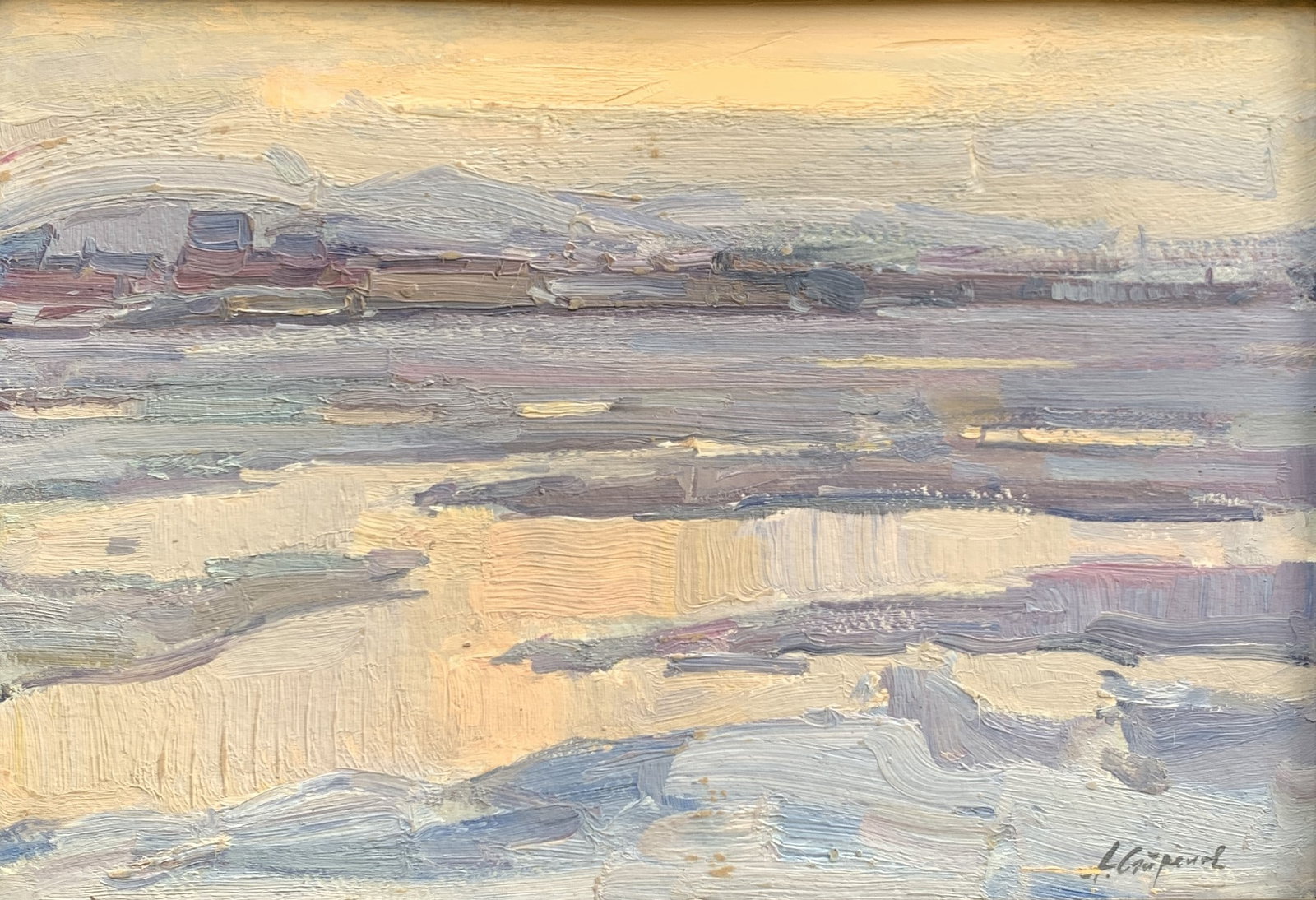 Oil painting sea foam Strelov A. - 2