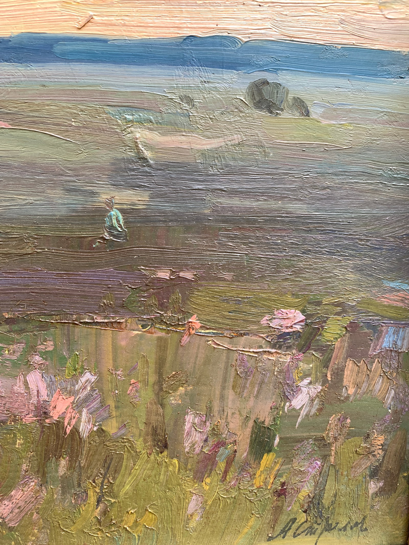 Oil painting Meadow Strelov A. - 11