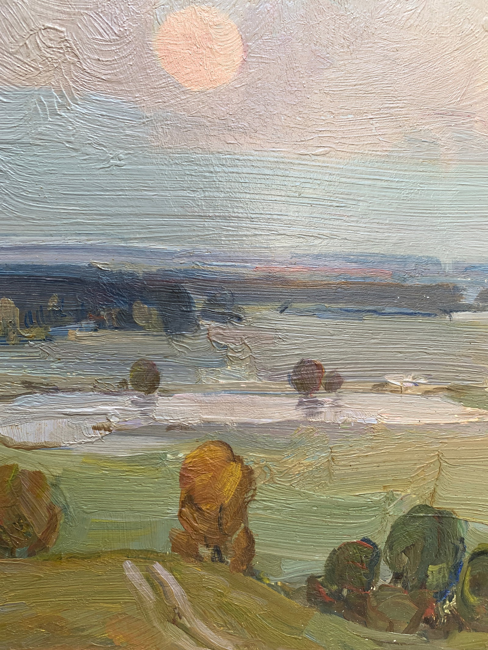 Oil painting evening in Sednev Strelov A. - 10