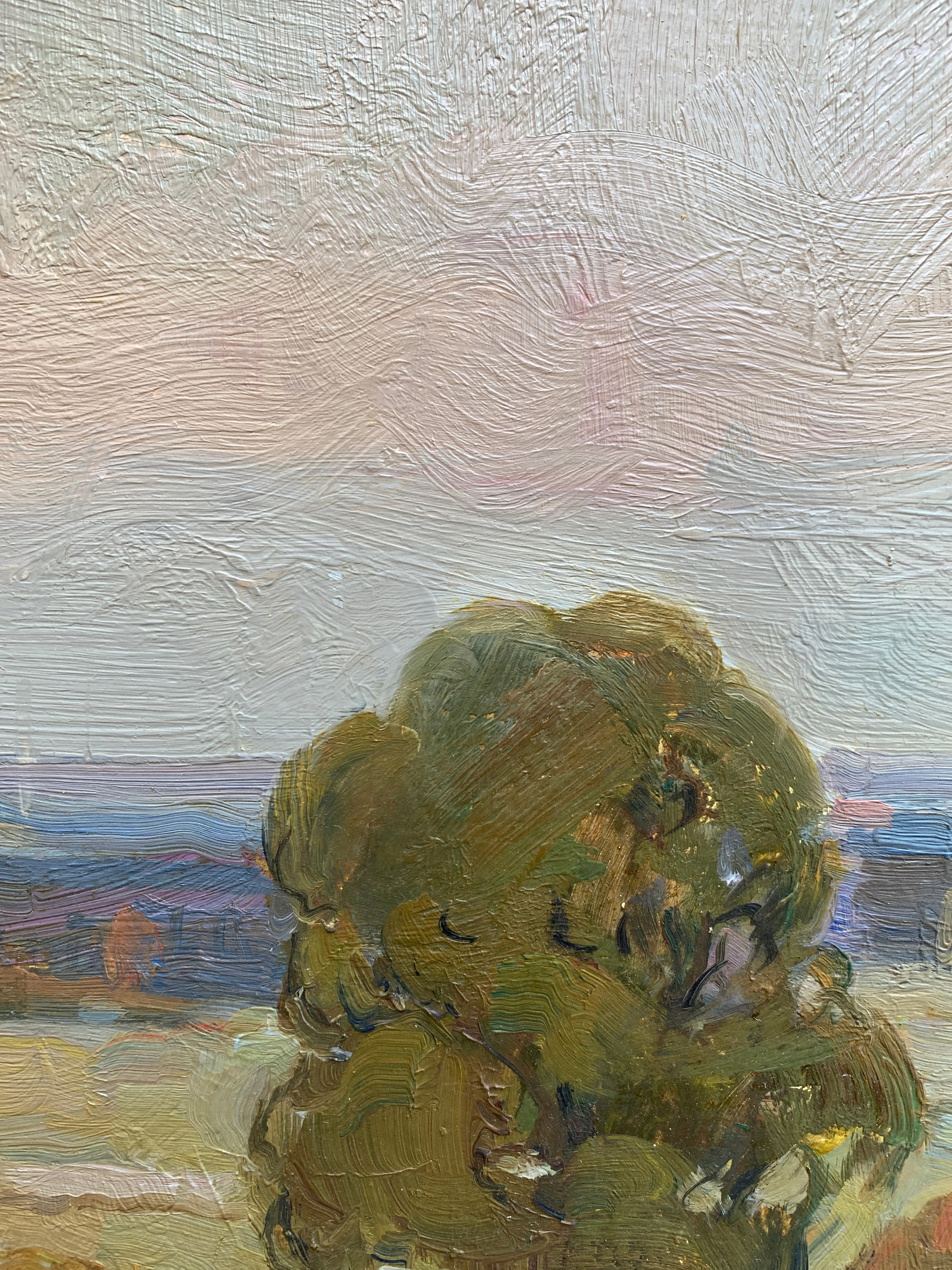 Oil painting evening in Sednev Strelov A. - 4
