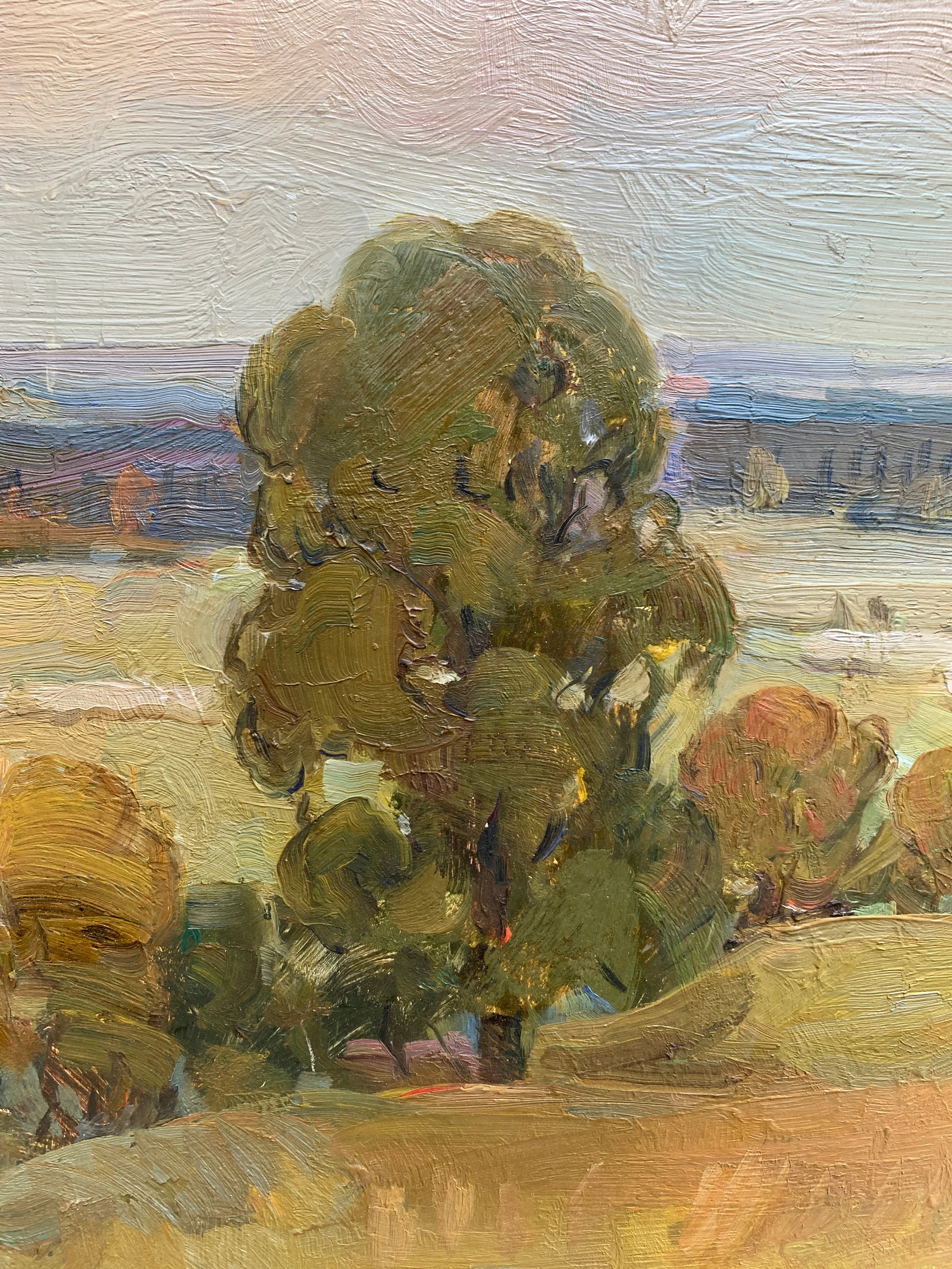 Oil painting evening in Sednev Strelov A. - 5