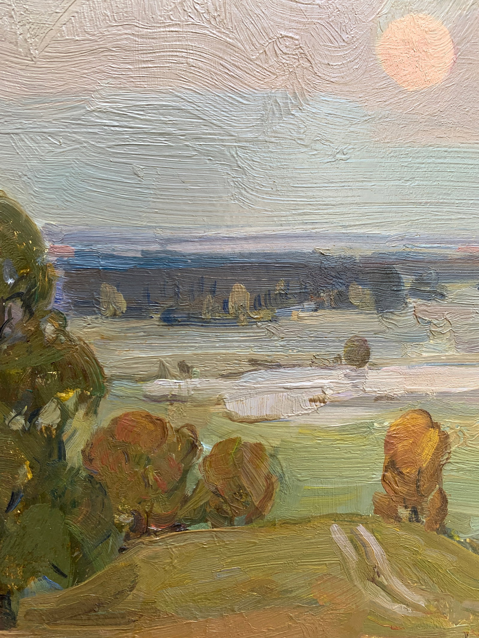 Oil painting evening in Sednev Strelov A. - 6