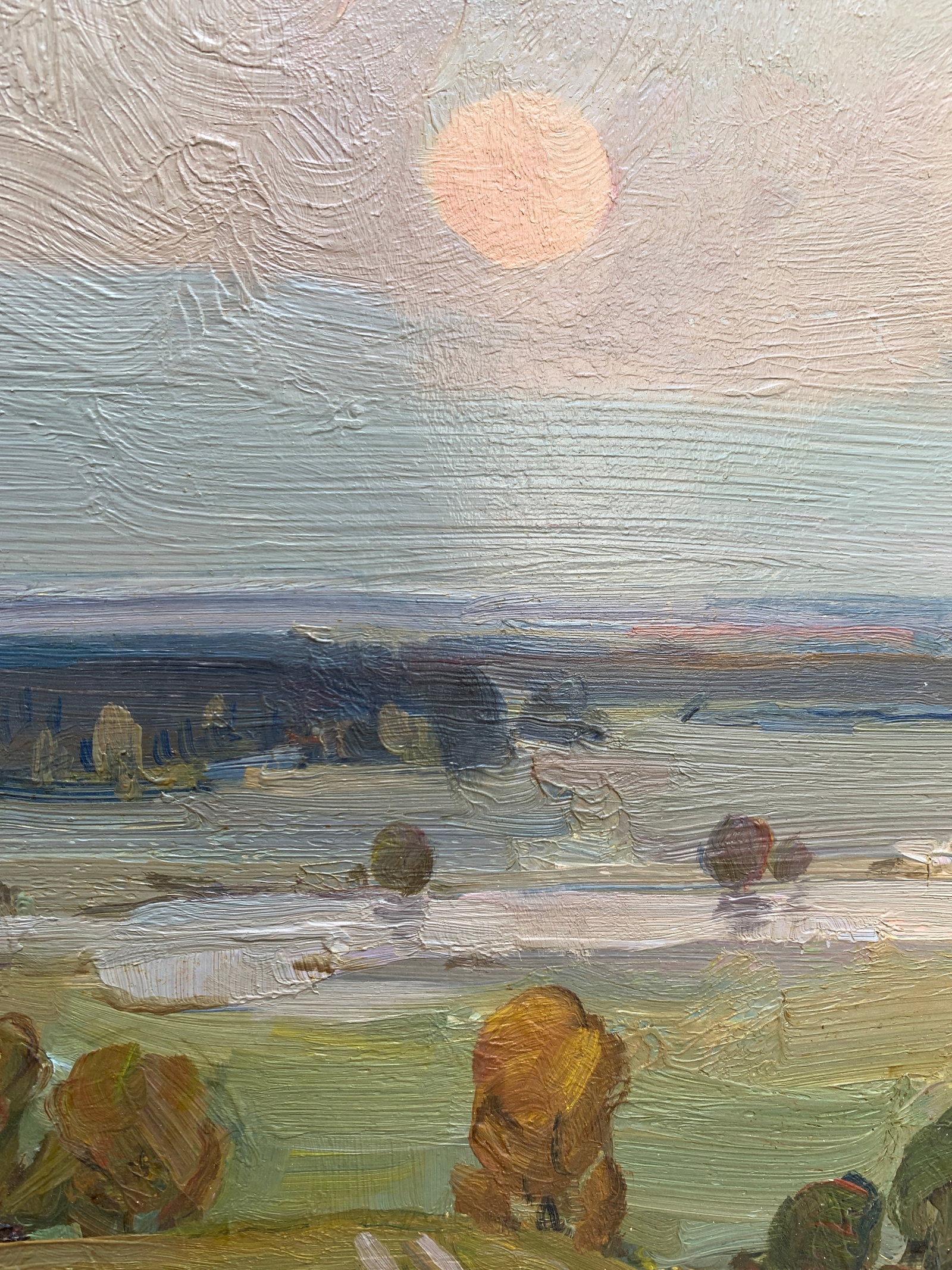 Oil painting evening in Sednev Strelov A. - 8
