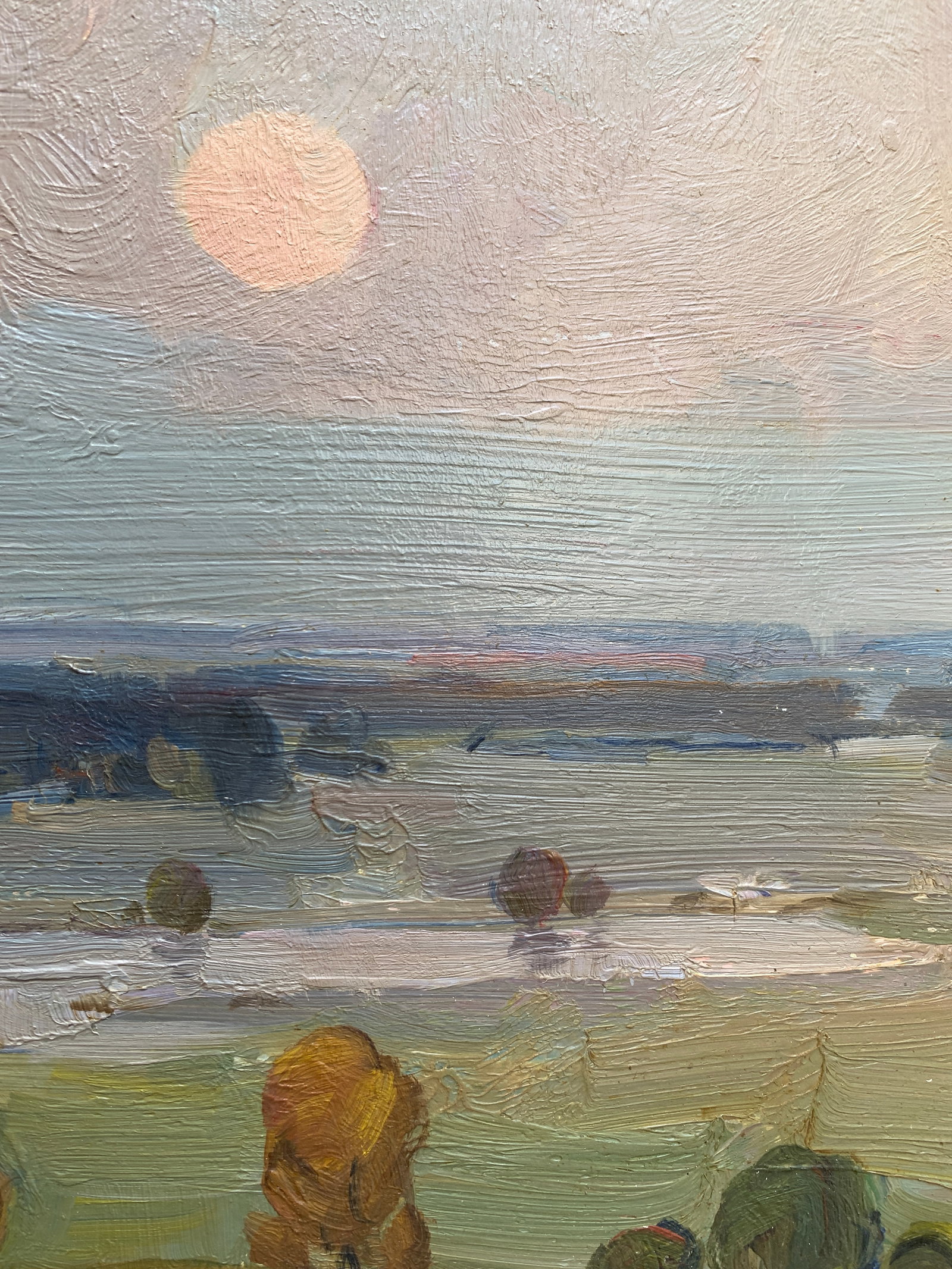 Oil painting evening in Sednev Strelov A. - 9