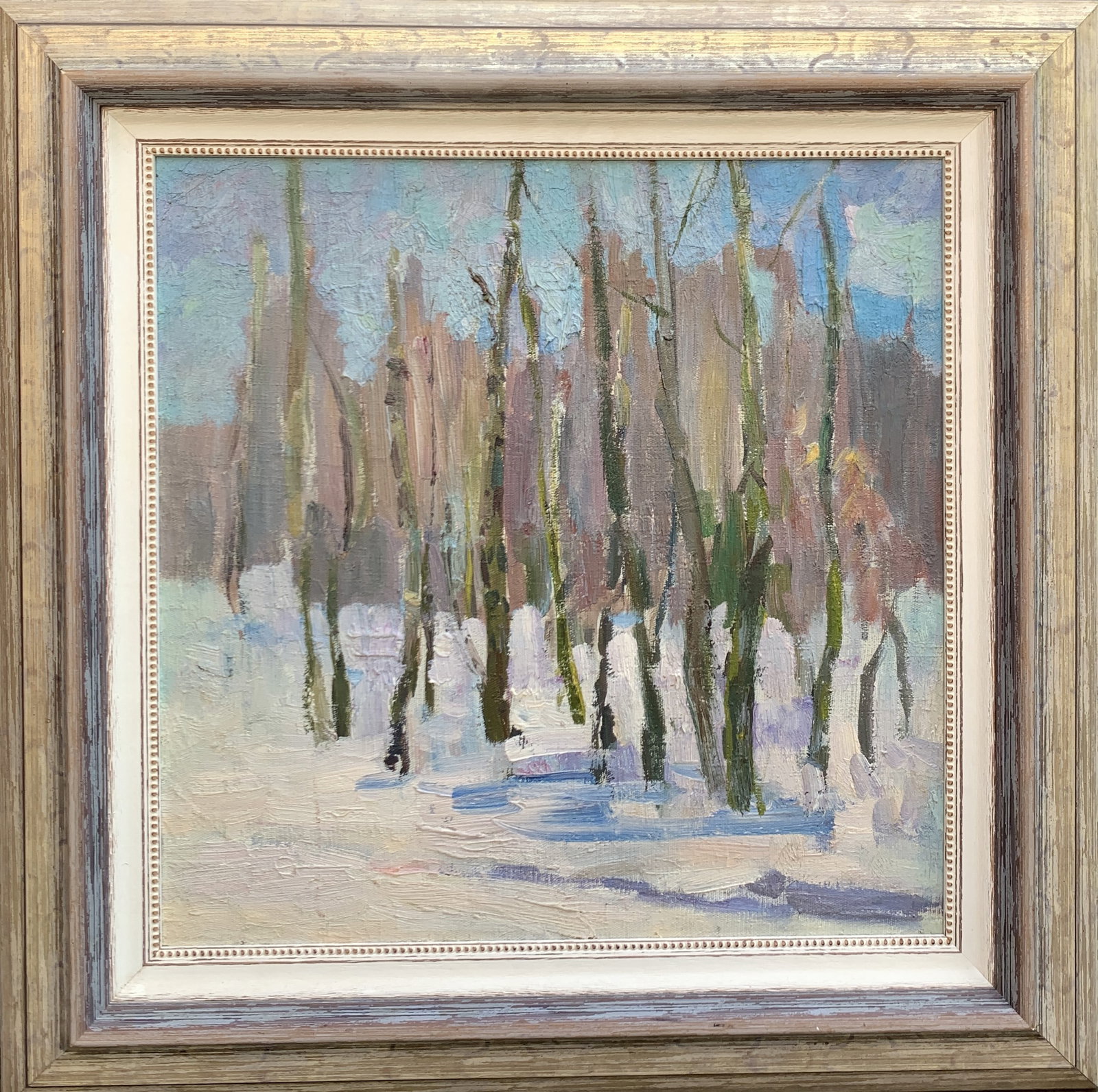 Oil painting Etude Kogan-Shatz: Title: Oil painting Etude Kogan-Shatz Description: 187AADuk Painter: Kogan-Shatz S?ze: 49x49 cm/19.29x19.29 inches Components: oil, canvas Original painting from our collection ERA: 70th Short informa