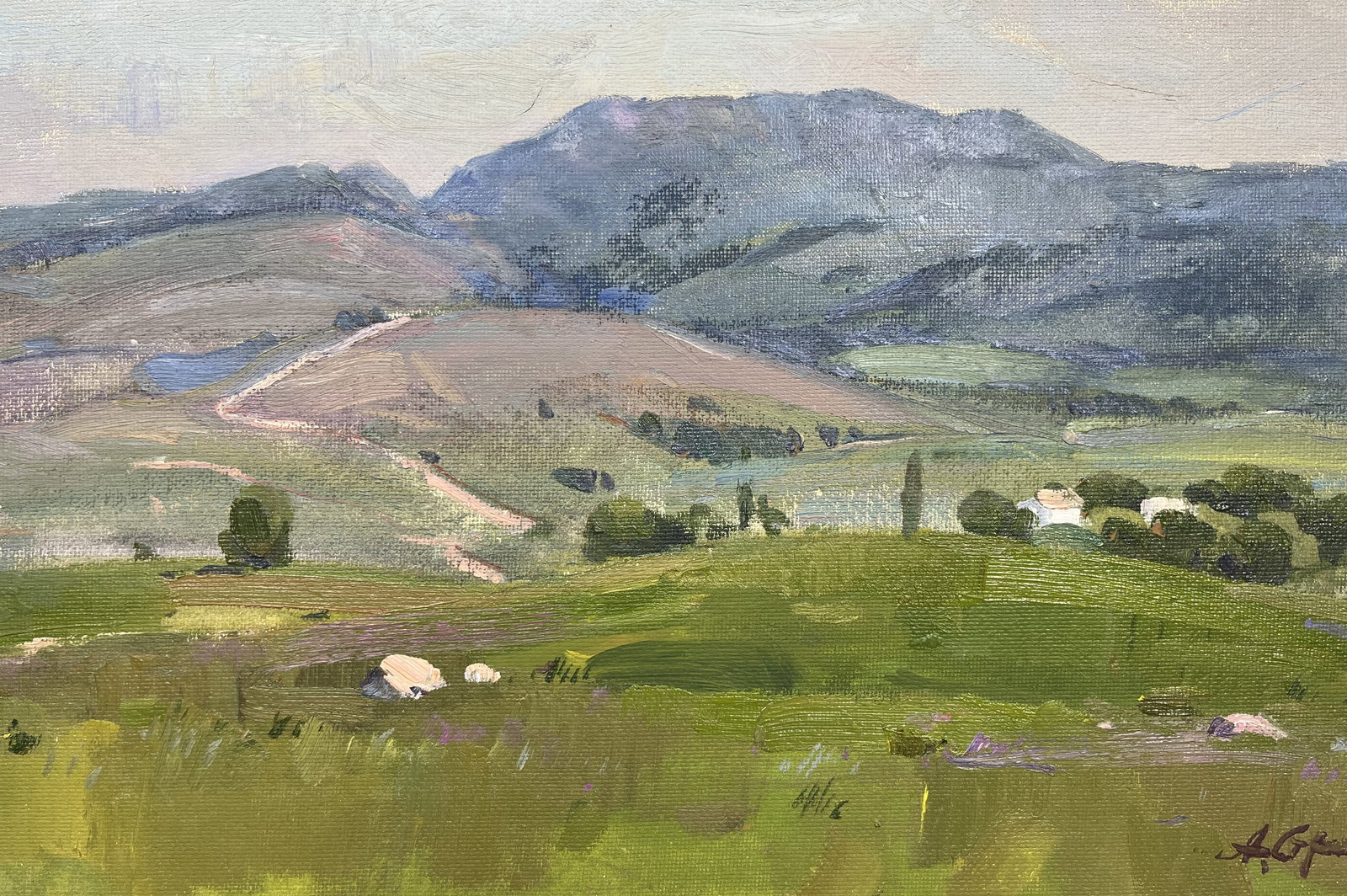 Oil painting Foothills of Crimea Strelov A. - 2