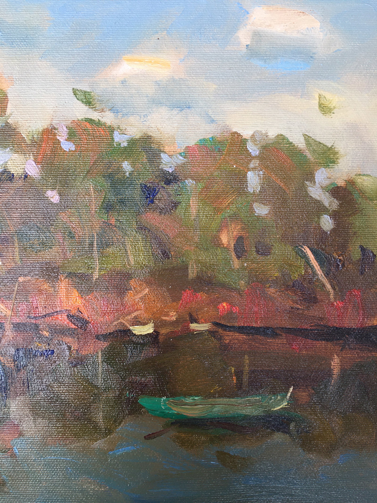 Oil painting Quiet river Sergey Ivanovich Animov - 10