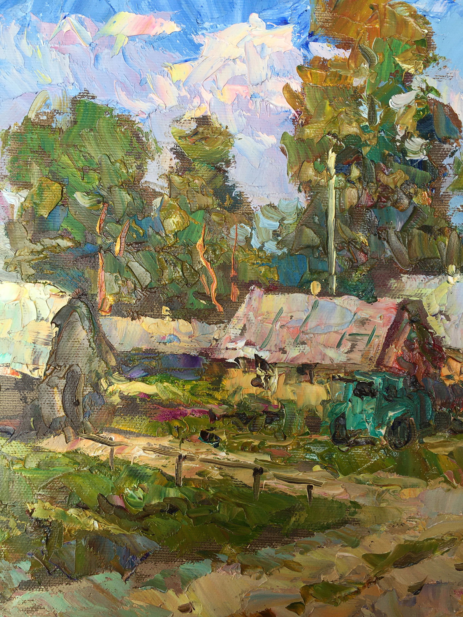 Oil painting Outskirts Sergey Ivanovich Animov - 3