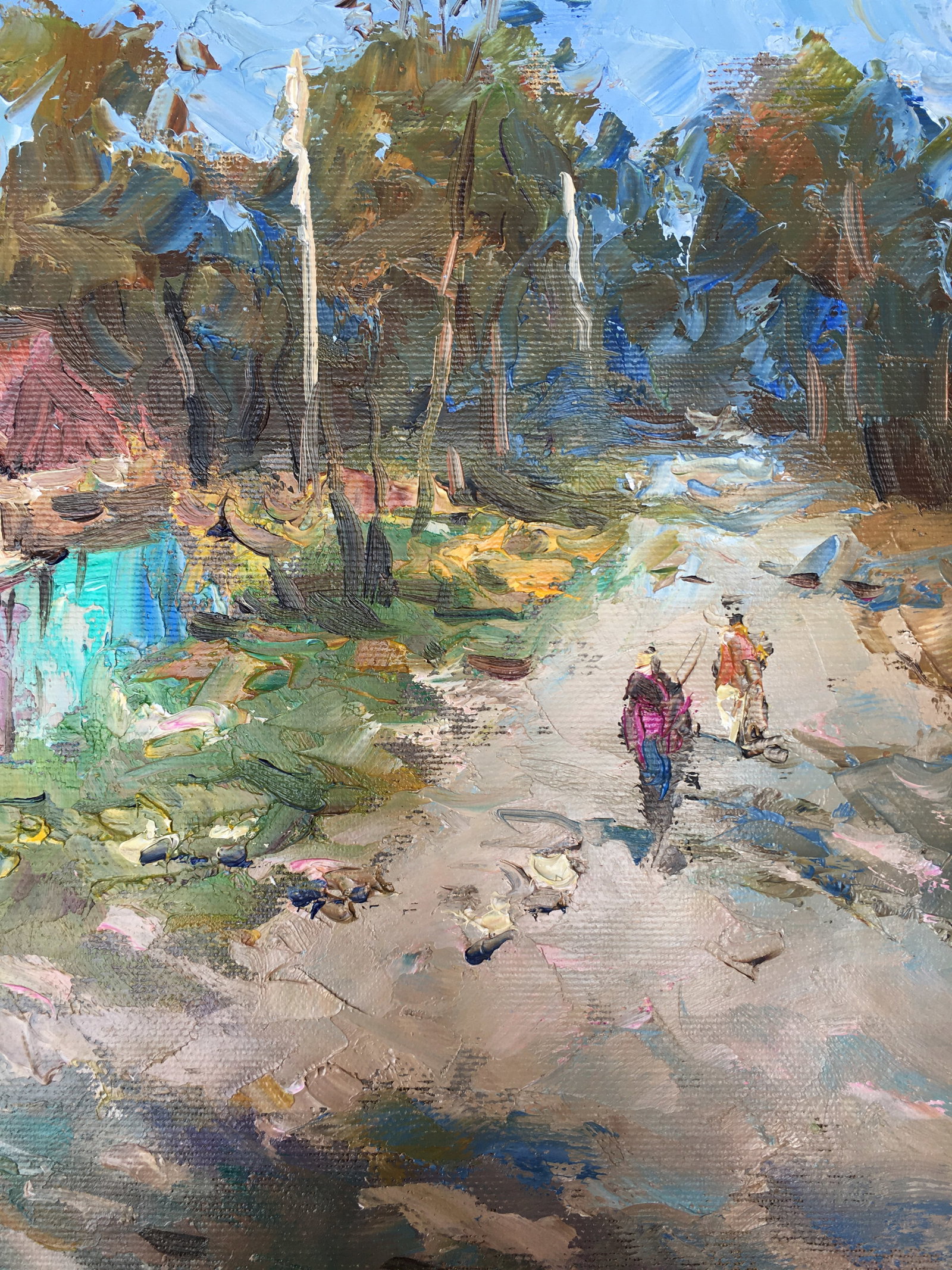 Oil painting October Sergey Ivanovich Animov - 10
