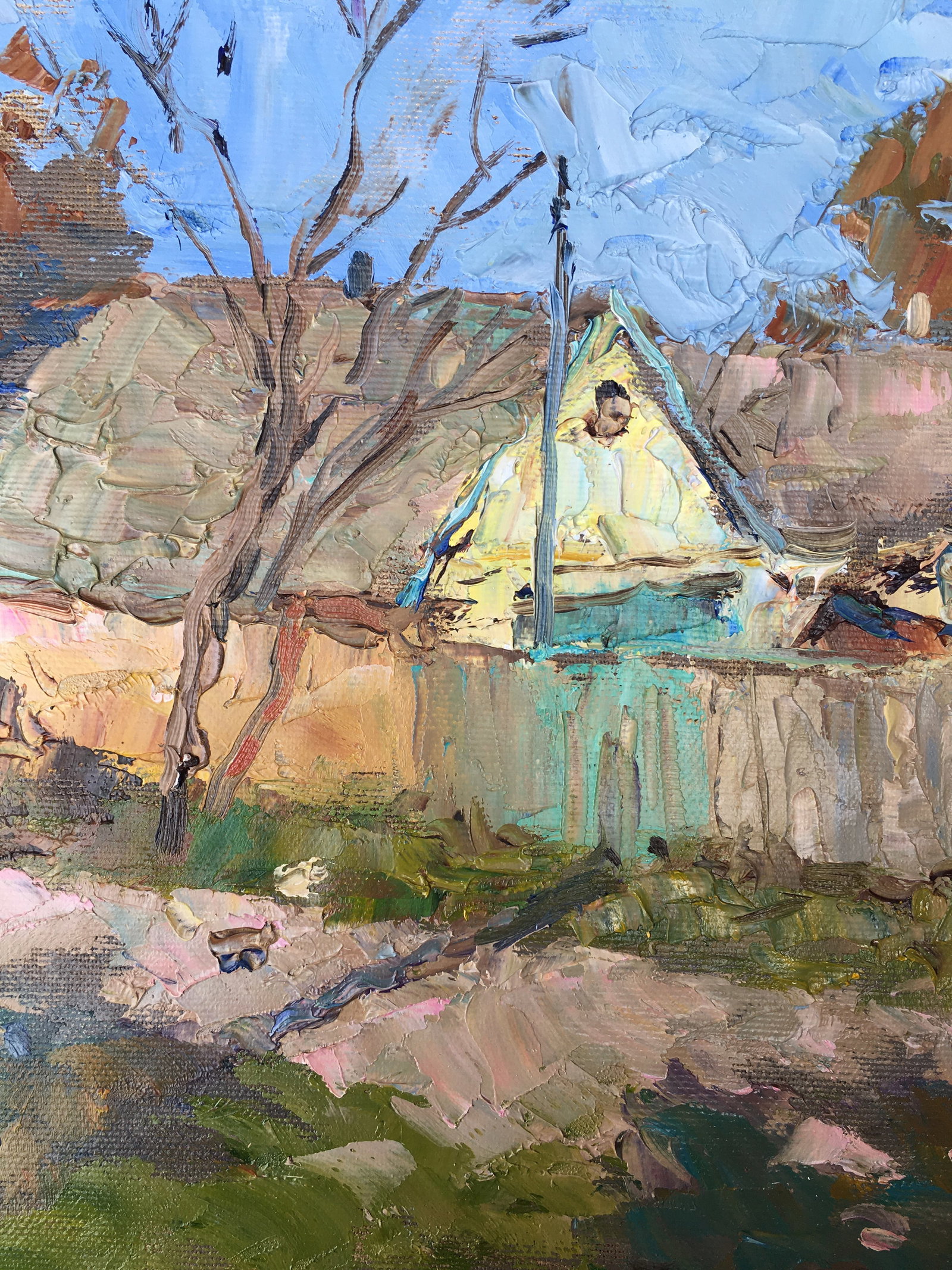 Oil painting October Sergey Ivanovich Animov - 4